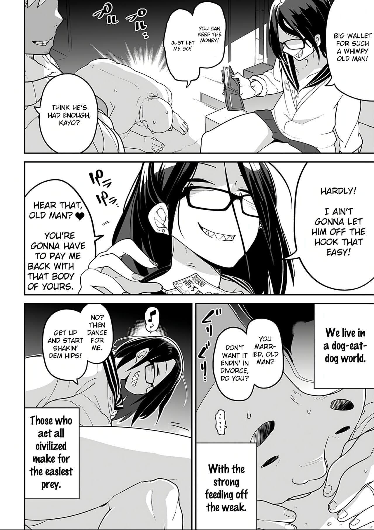 [Tsukusun] Oyajigari o Karou! | Hunting the Geezer Hunter! (Ryona King Vol. 10) [English] [PlativeTL] [Digital] [Decensored] page 2