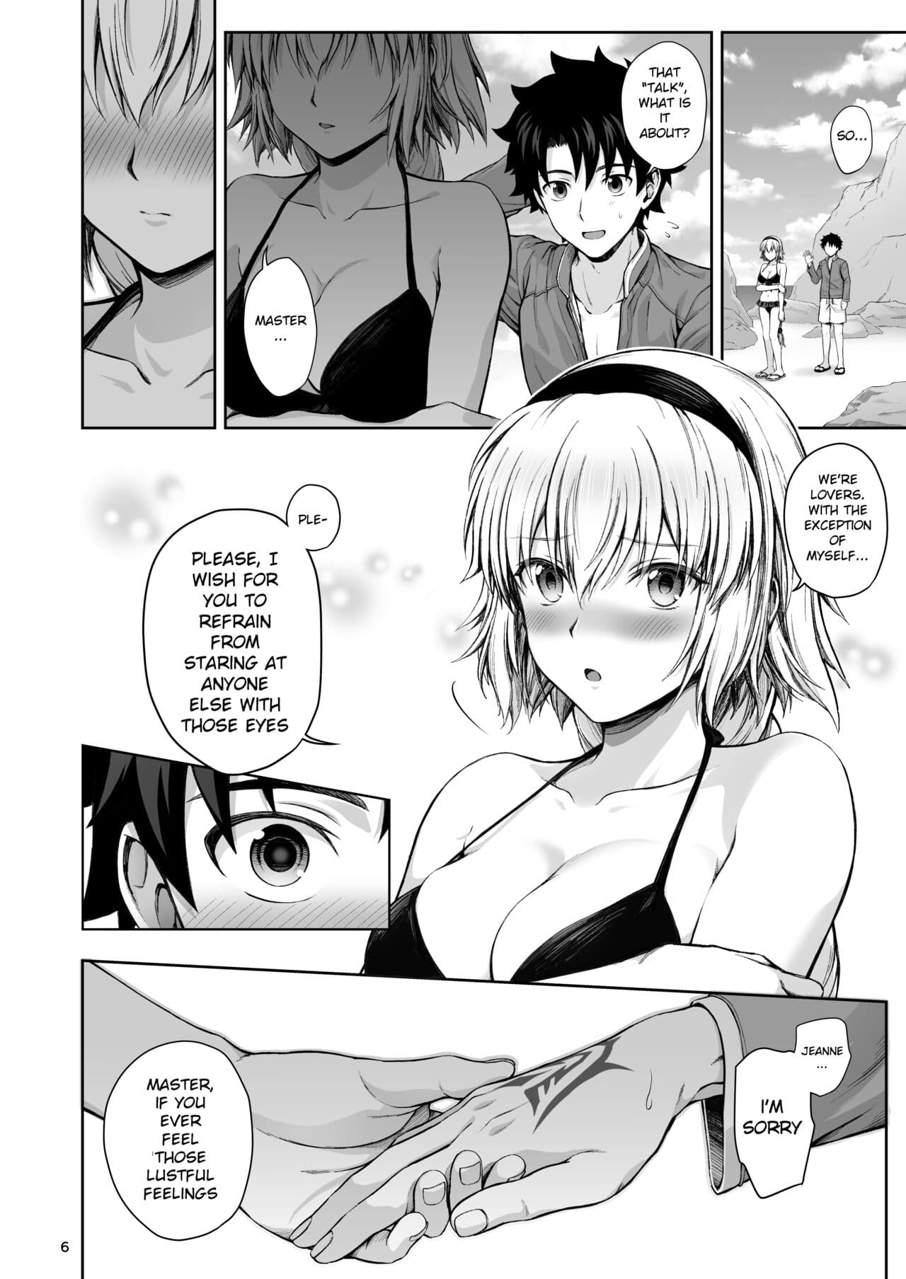 [Chabashira Chainsaw (Chacharan)] Jeanne to Natsu no Umi | Summer beach with Jeanne (Fate/Grand Order) [English] [Mecte] [Decensored] [Digital] page 7
