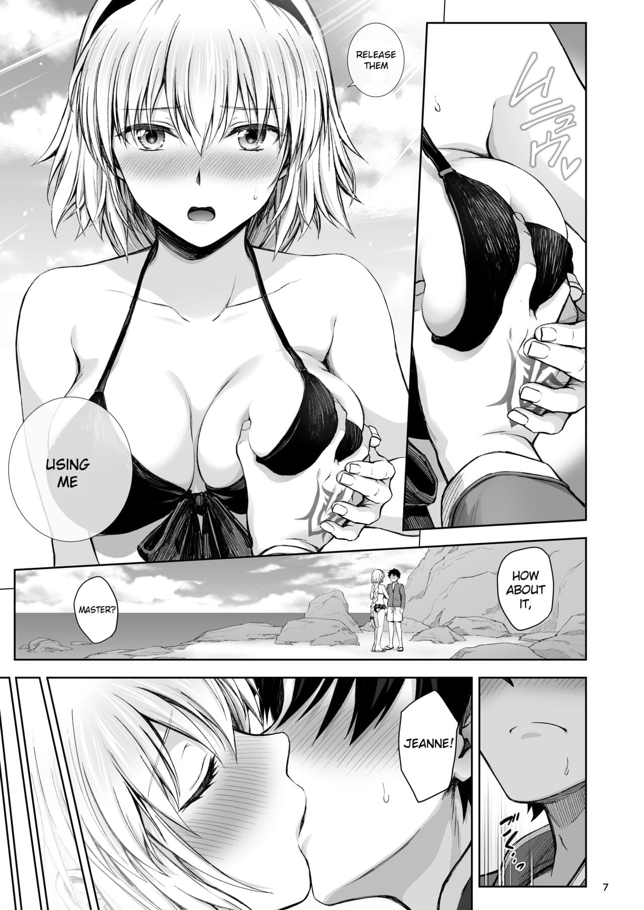 [Chabashira Chainsaw (Chacharan)] Jeanne to Natsu no Umi | Summer beach with Jeanne (Fate/Grand Order) [English] [Mecte] [Decensored] [Digital] page 8