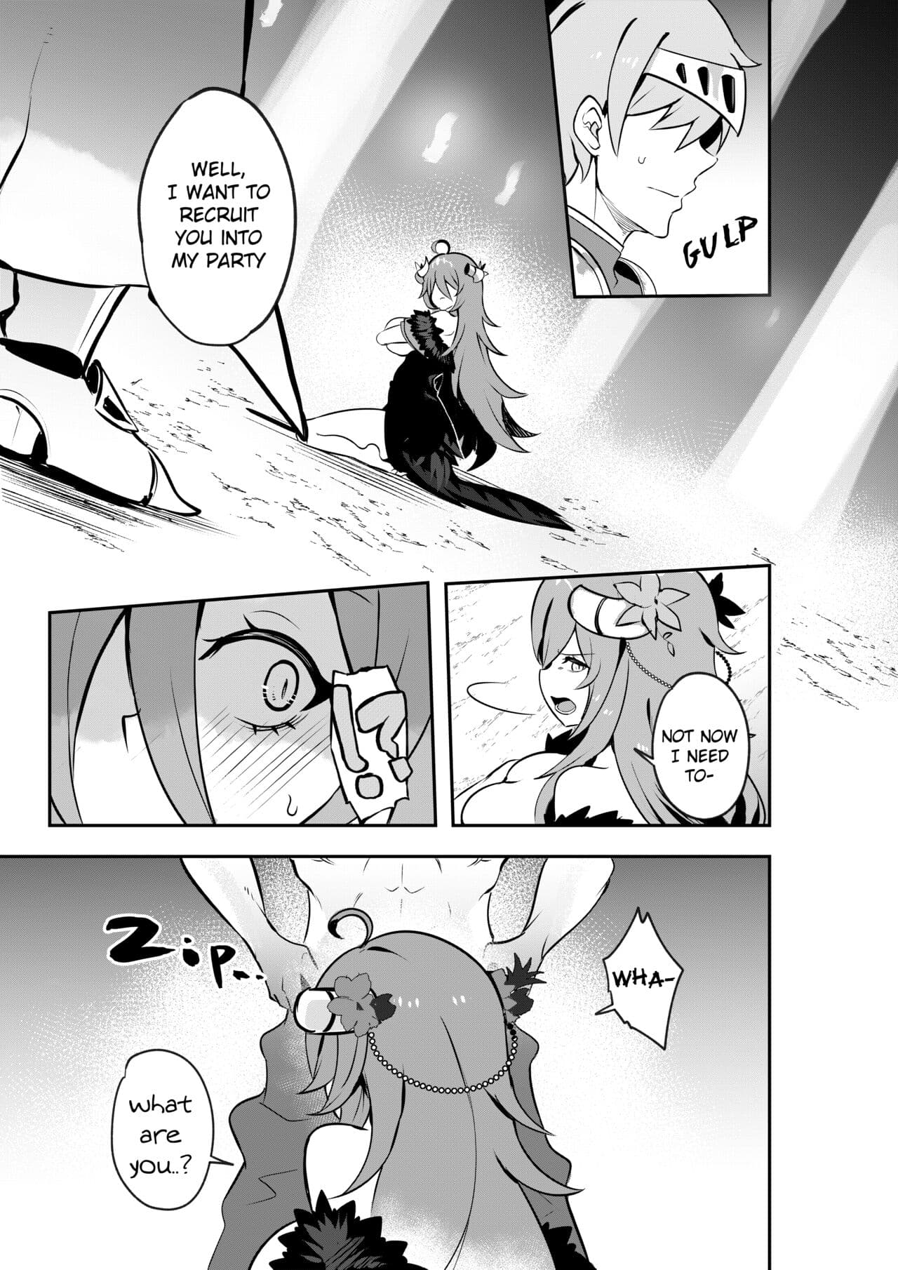 [Onigashima (Onigensou)] The Final Dungeon Boss Can't Be This Easy To Defeat?! (Oumiya Emma) [English] [Decensored] [High Res] page 7
