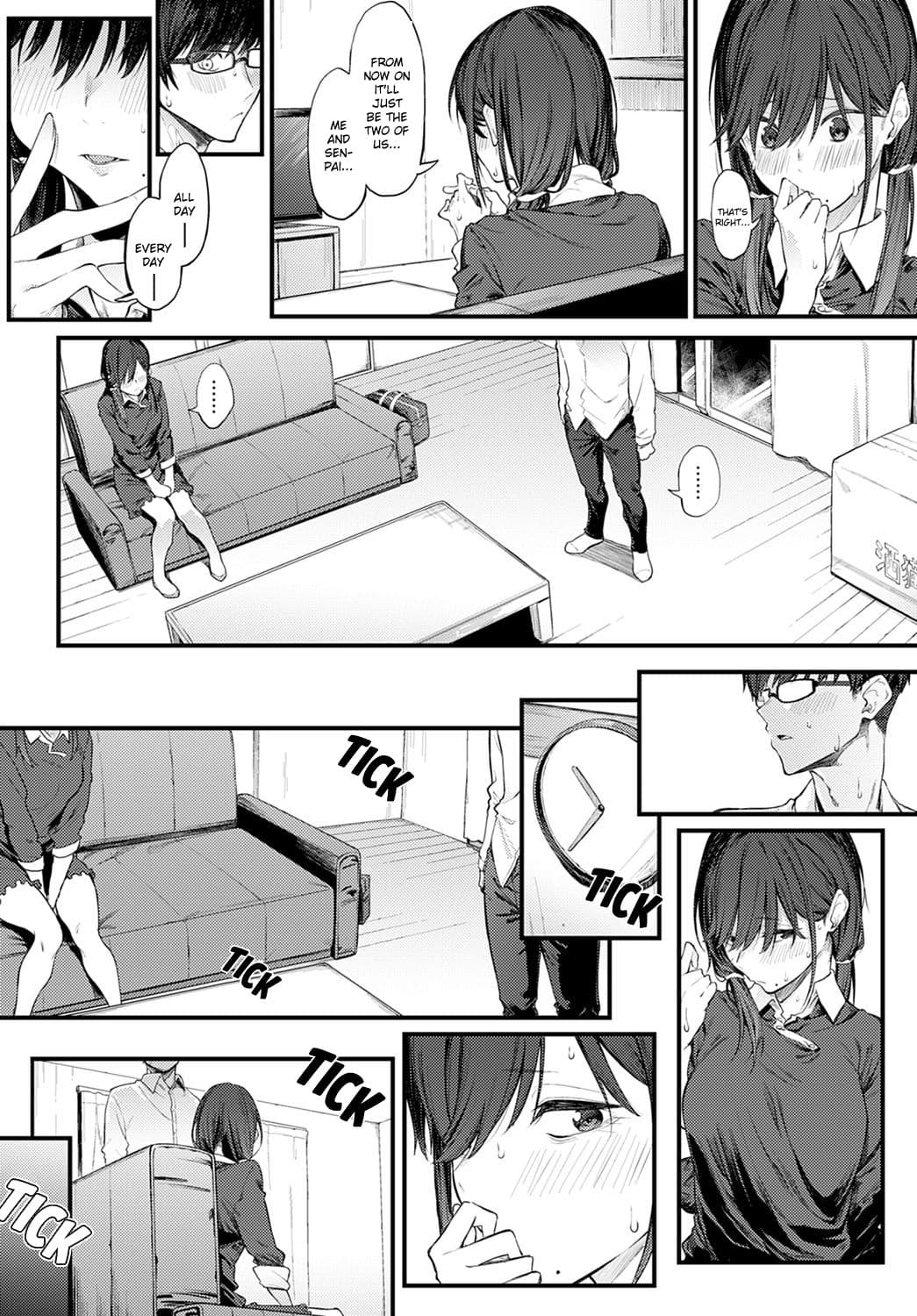 [Spiritus Tarou] Senpai Refrain (COMIC Anthurium 2021-05) [English] [Black Grimoires] [Decensored] [Digital] page 8