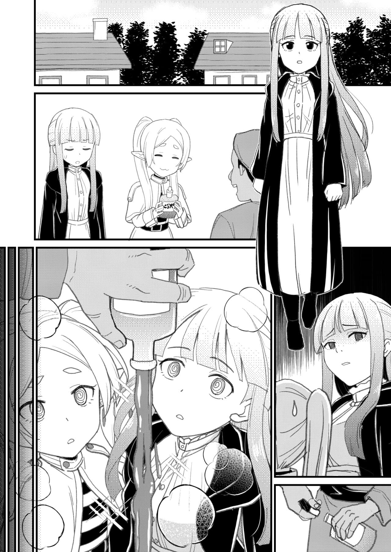 [botibotiikoka (takku)] Frieren-sama henna kusuri o kau no wa oyame kudasai (Sousou no Frieren) [Decensored] [Digital] page 10