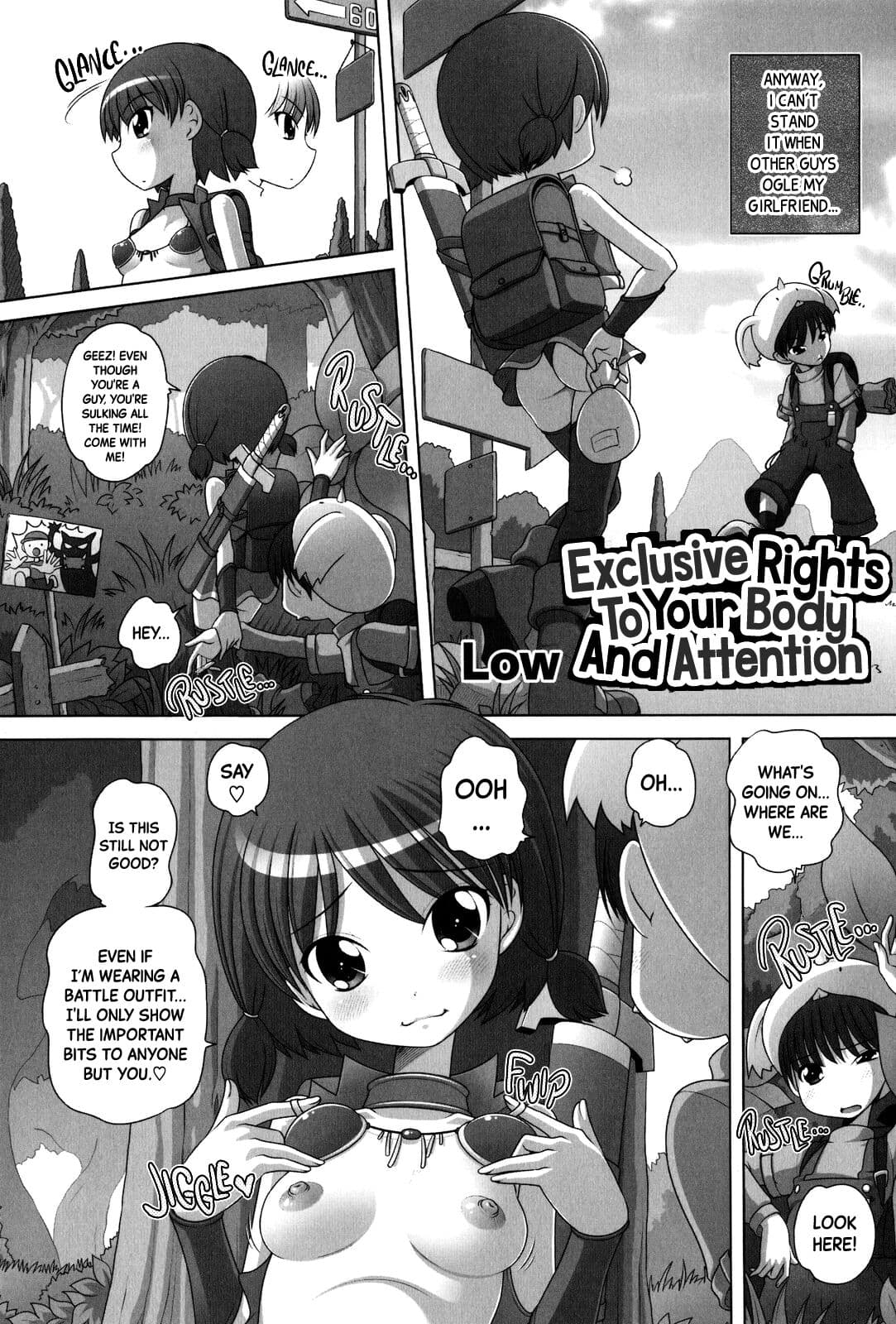 [Low] Karada mo Shisen mo Hitorijime | Exclusive Rights to Your Body and Attention (Masega Kids - Houkago wa Koshifuri Time) [English] [Black Grimoires] [Decensored] page 3