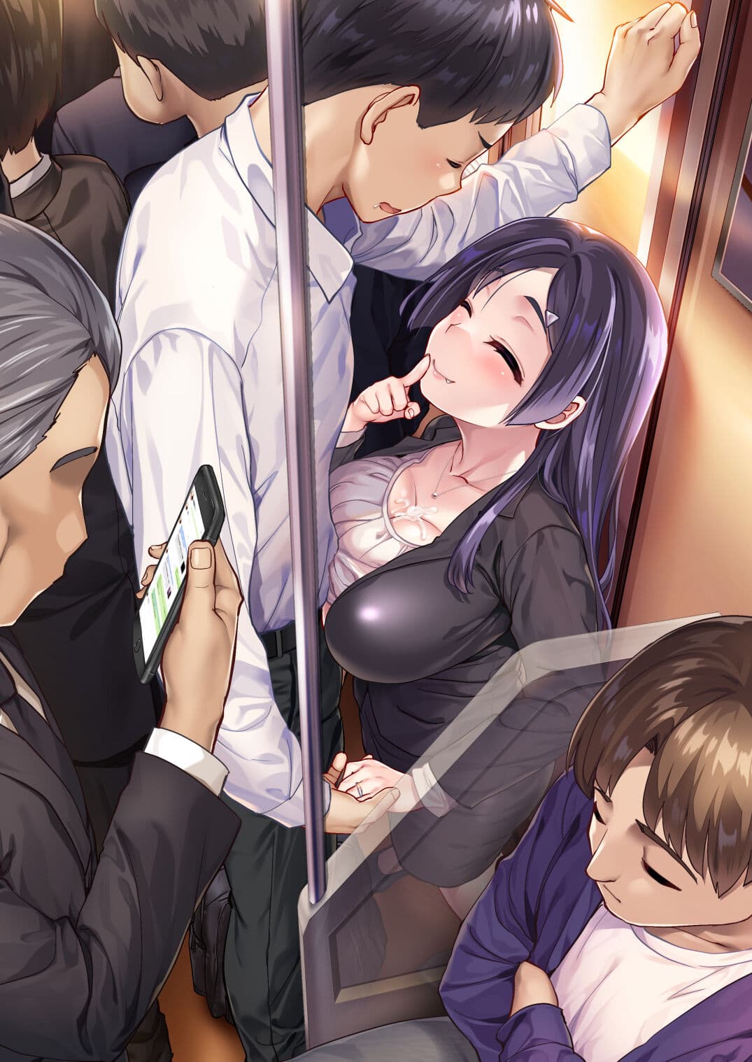 [Shin Hijiridou Honpo (Hijiri Tsukasa)] Atarashiku Dekita Mama ga Ero Sugiru Nichijou. | 我的新任妈妈太过色情的日常。 [Chinese] [Digital][Decensored] page 34