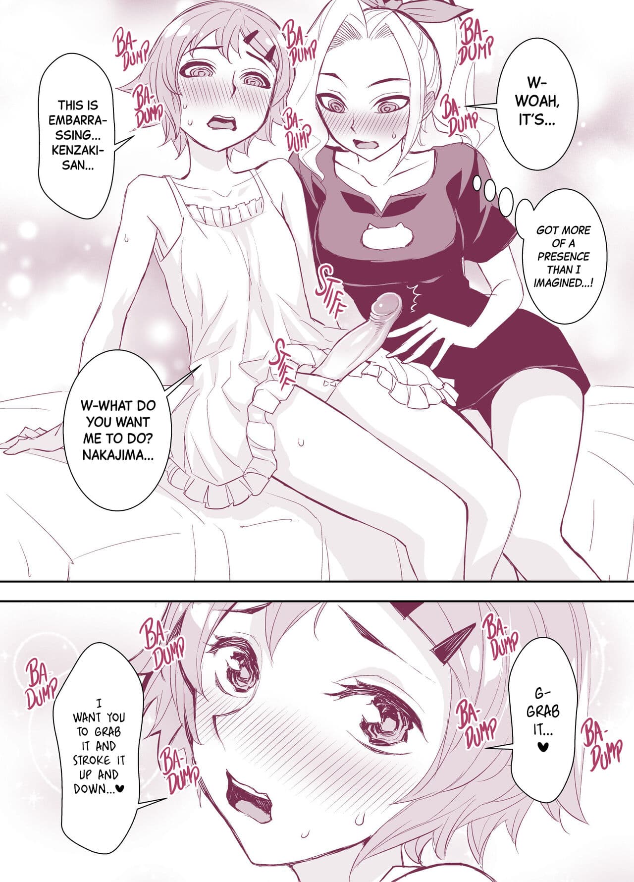 [TATSUBON] Nakajima-kun to Kenzaki-san no Sawarikko❤ | Nakajima-kun and Kenzaki-san Touching Each Other (Kawaii Hito) [English] [Black Grimoires] [Decensored] [Digital] page 4