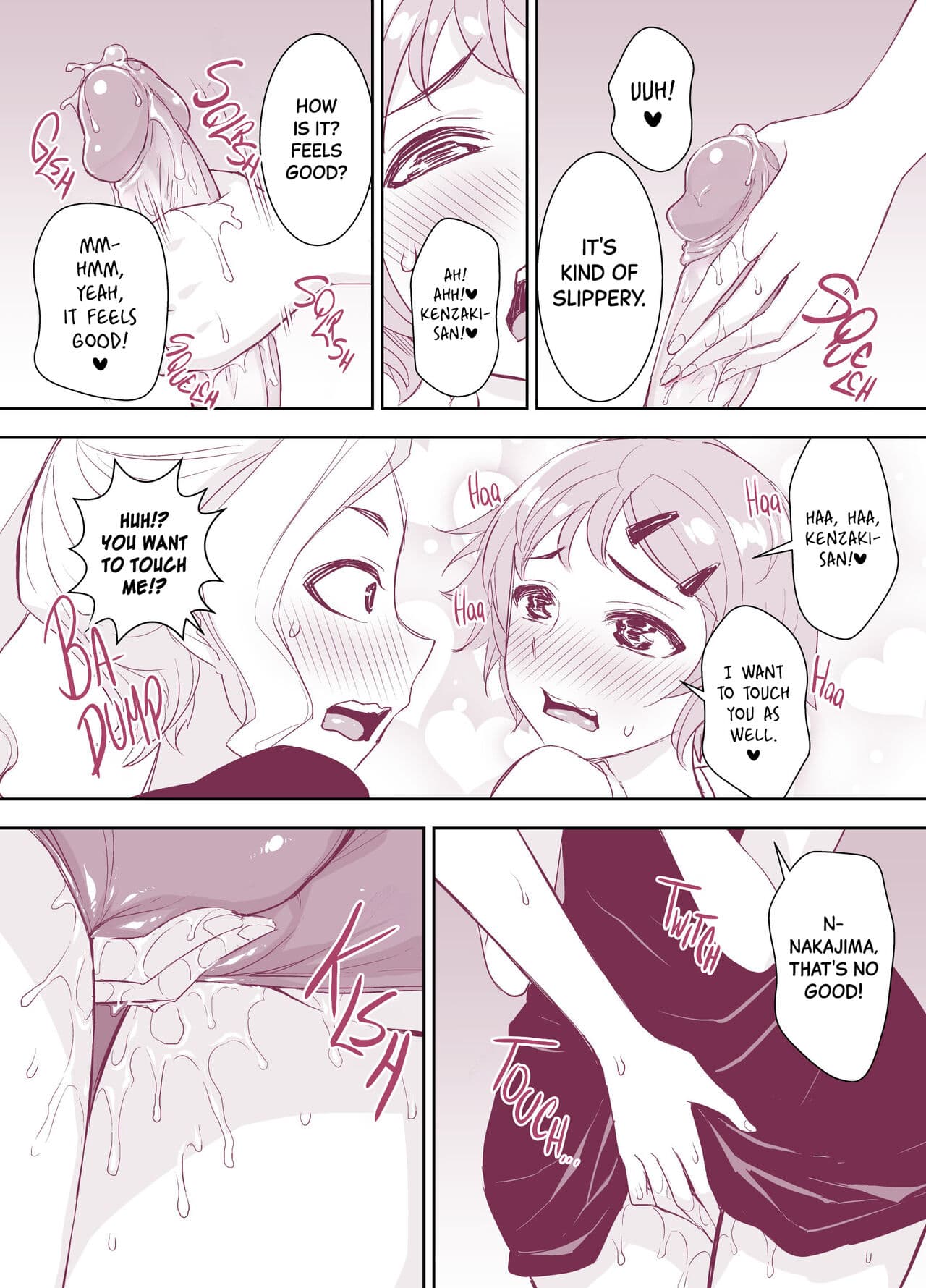 [TATSUBON] Nakajima-kun to Kenzaki-san no Sawarikko❤ | Nakajima-kun and Kenzaki-san Touching Each Other (Kawaii Hito) [English] [Black Grimoires] [Decensored] [Digital] page 5