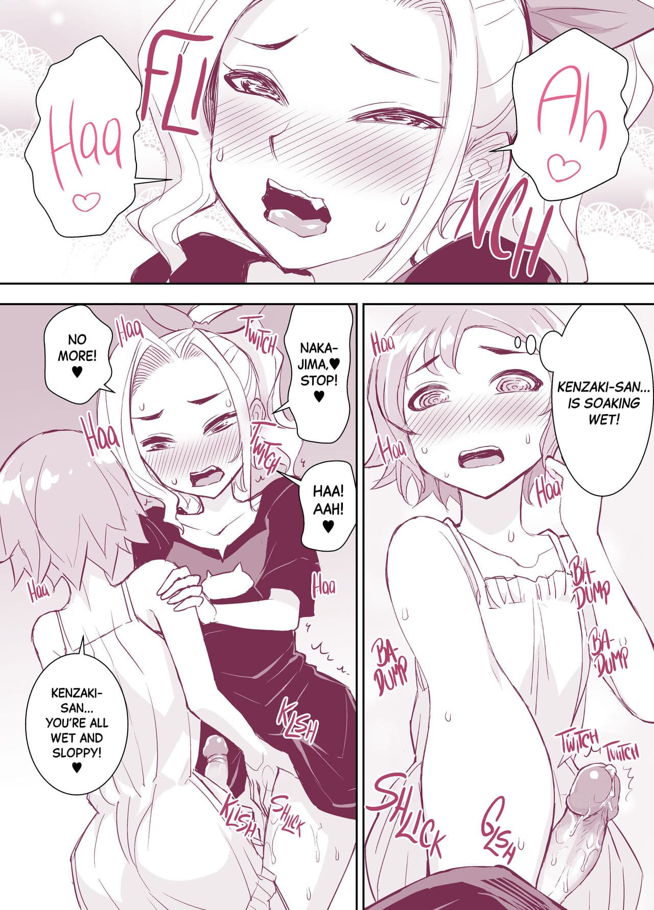 [TATSUBON] Nakajima-kun to Kenzaki-san no Sawarikko❤ | Nakajima-kun and Kenzaki-san Touching Each Other (Kawaii Hito) [English] [Black Grimoires] [Decensored] [Digital] page 6
