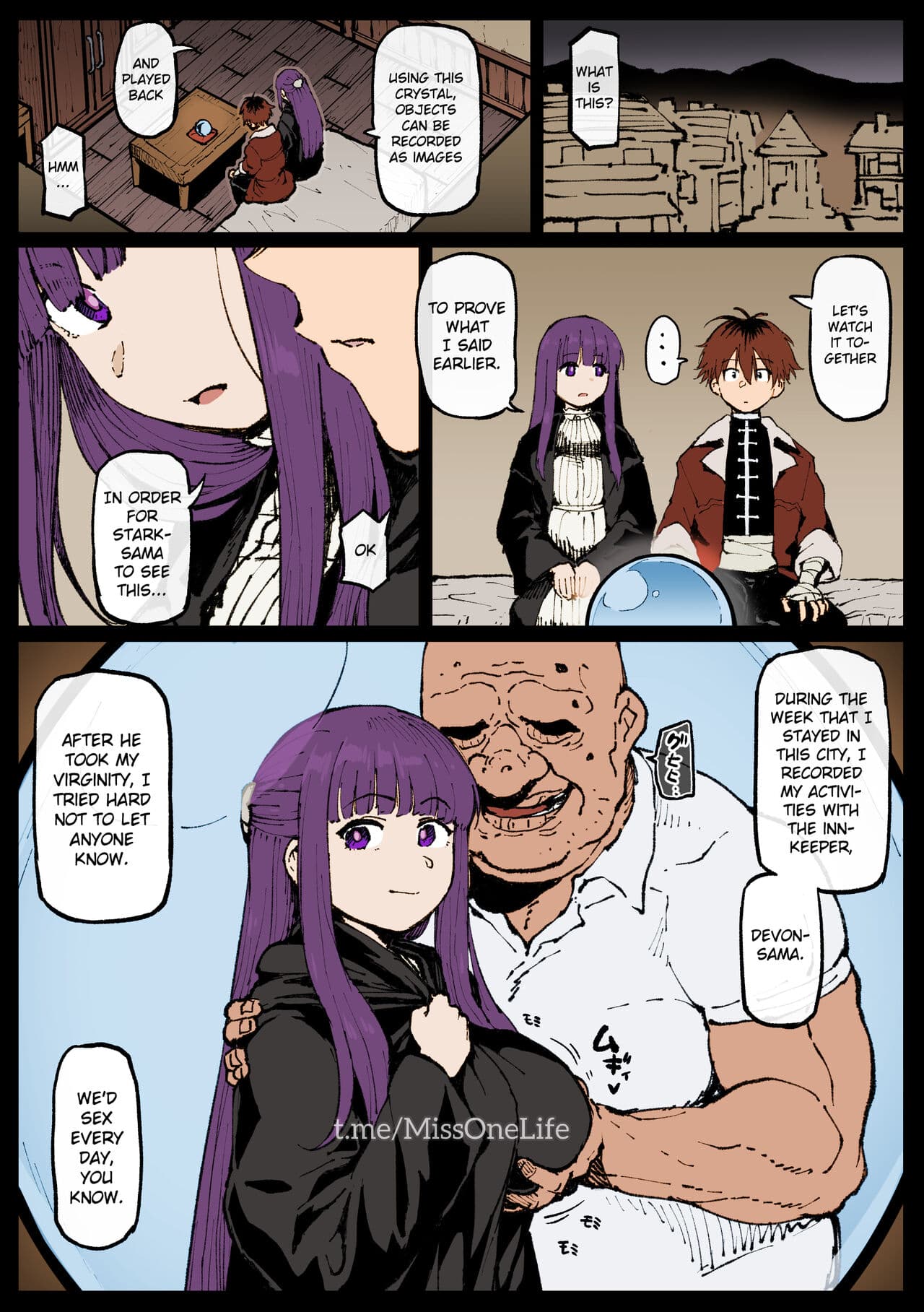 [Ahemaru] Fern-san did her best (Sousou no Frieren) [English] [Gagak_Ireng] [Colorized MissOneLife] [Decensored] page 1