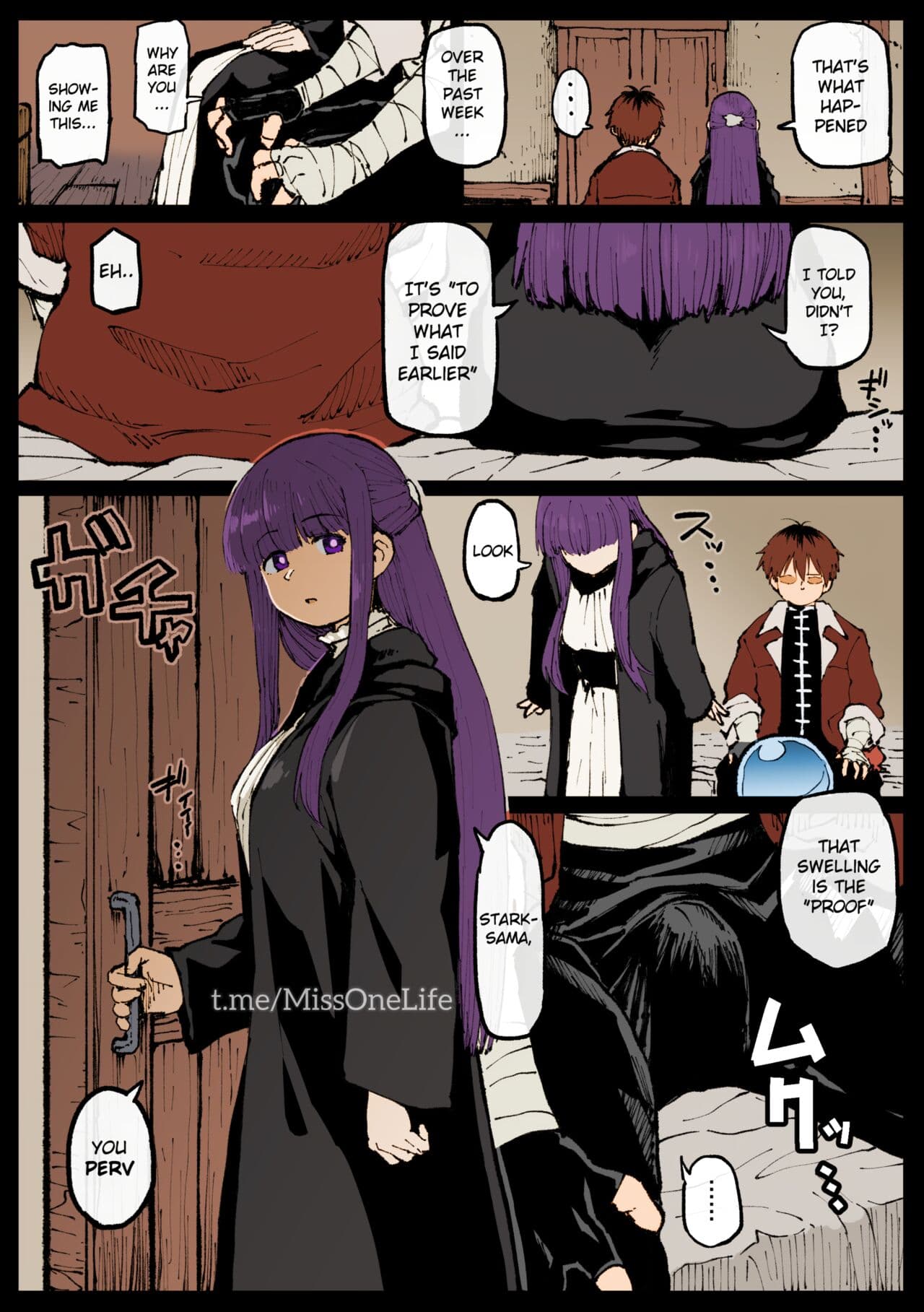 [Ahemaru] Fern-san did her best (Sousou no Frieren) [English] [Gagak_Ireng] [Colorized MissOneLife] [Decensored] page 9