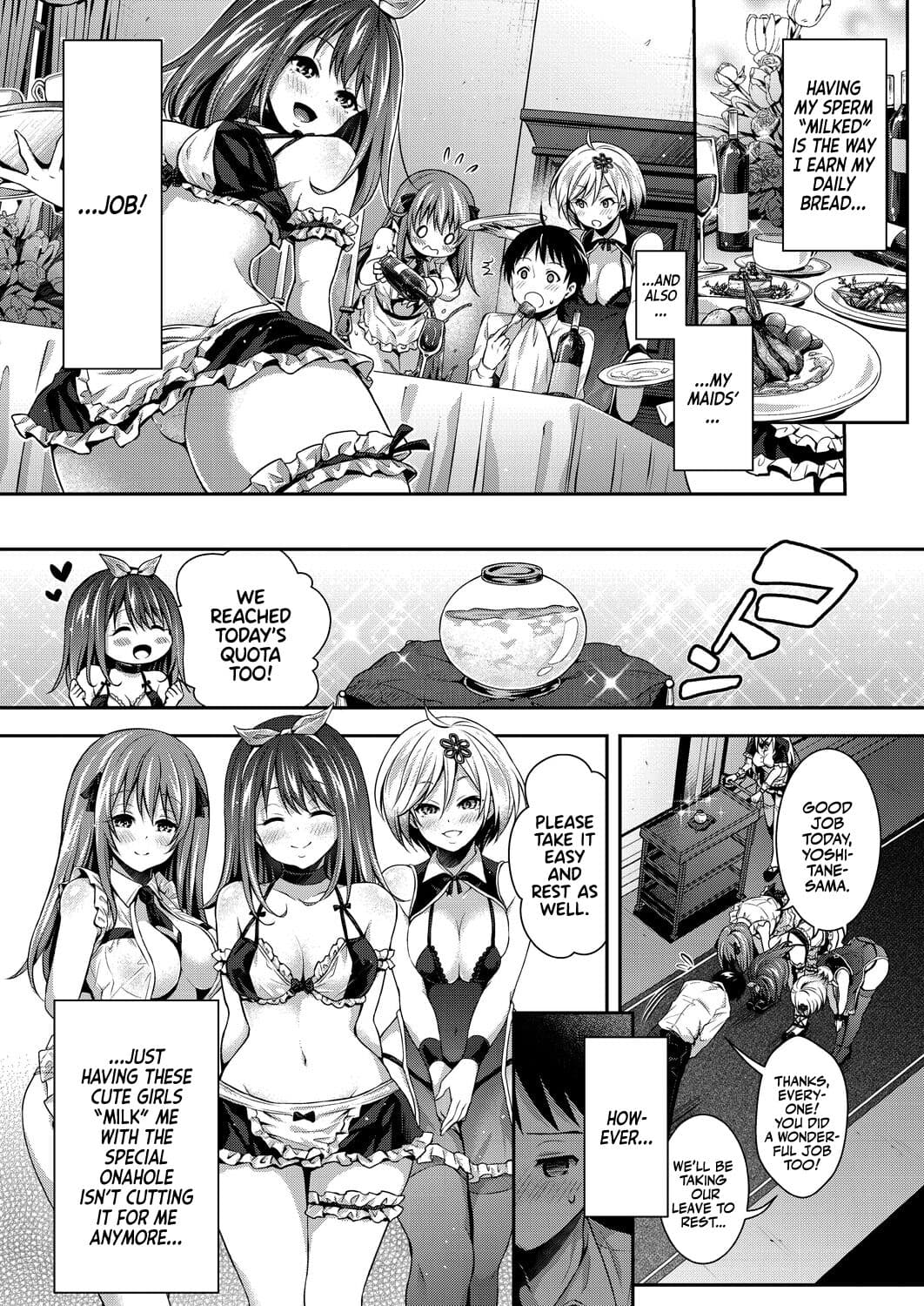 [Hachigo] Harem Maid no Damedame Ecchi | Kinky Sex with My Maid Harem [English] [Team Rabu2] [Decensored] [Digital] page 12