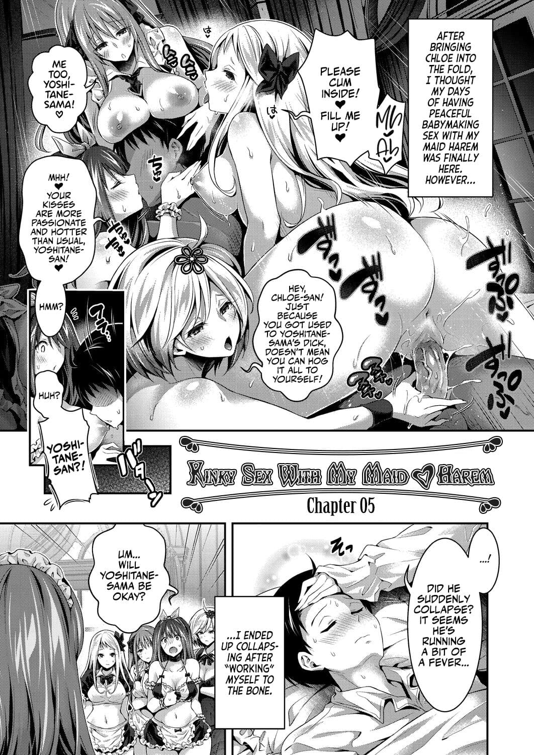 [Hachigo] Harem Maid no Damedame Ecchi | Kinky Sex with My Maid Harem [English] [Team Rabu2] [Decensored] [Digital] page 122