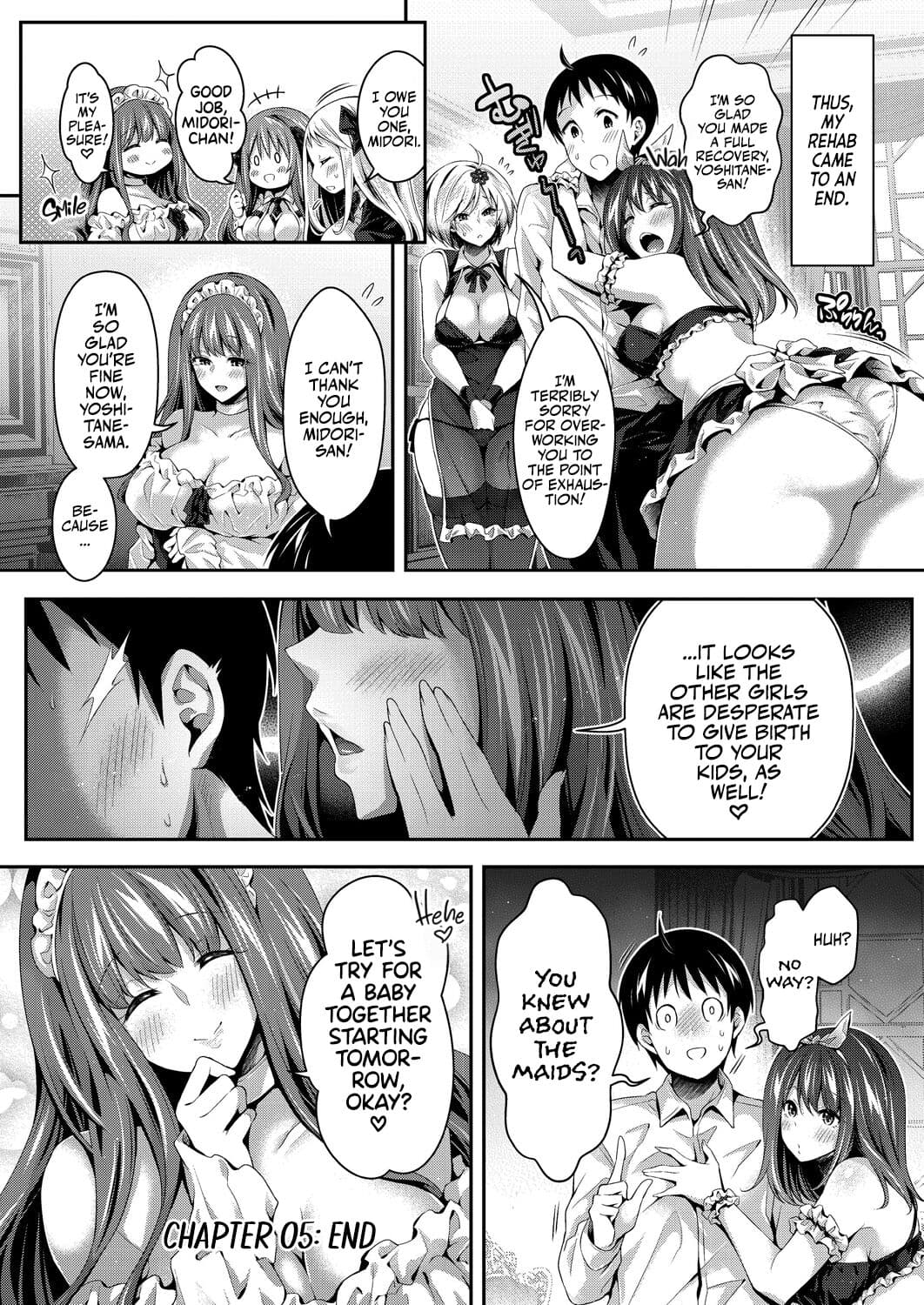 [Hachigo] Harem Maid no Damedame Ecchi | Kinky Sex with My Maid Harem [English] [Team Rabu2] [Decensored] [Digital] page 145