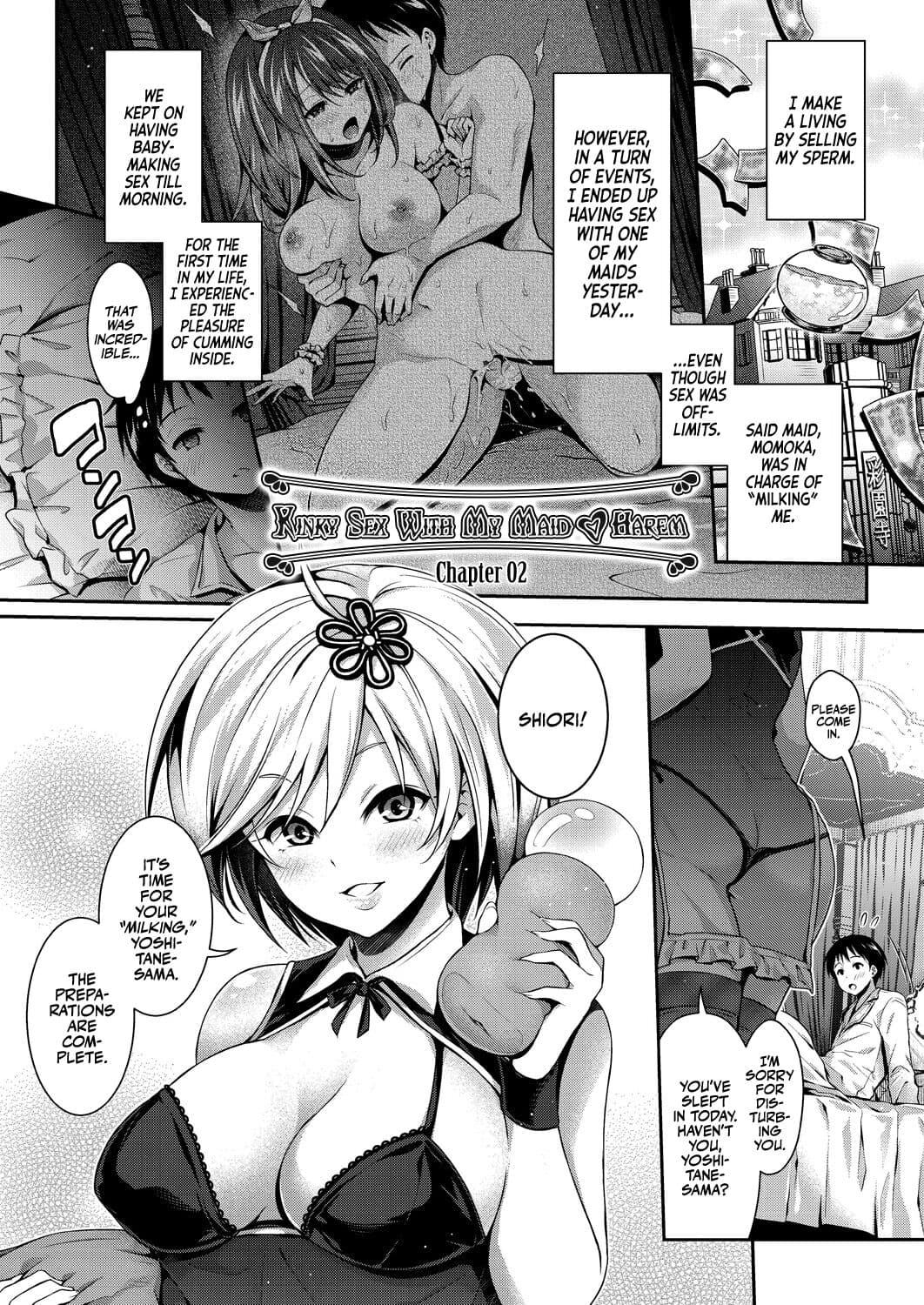 [Hachigo] Harem Maid no Damedame Ecchi | Kinky Sex with My Maid Harem [English] [Team Rabu2] [Decensored] [Digital] page 32