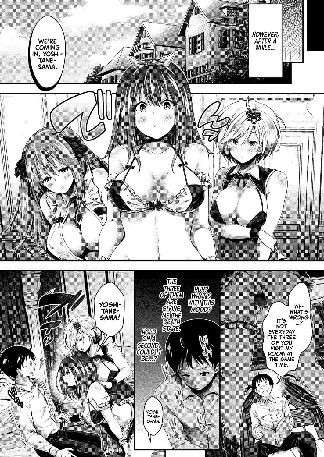 [Hachigo] Harem Maid no Damedame Ecchi | Kinky Sex with My Maid Harem [English] [Team Rabu2] [Decensored] [Digital] page 71