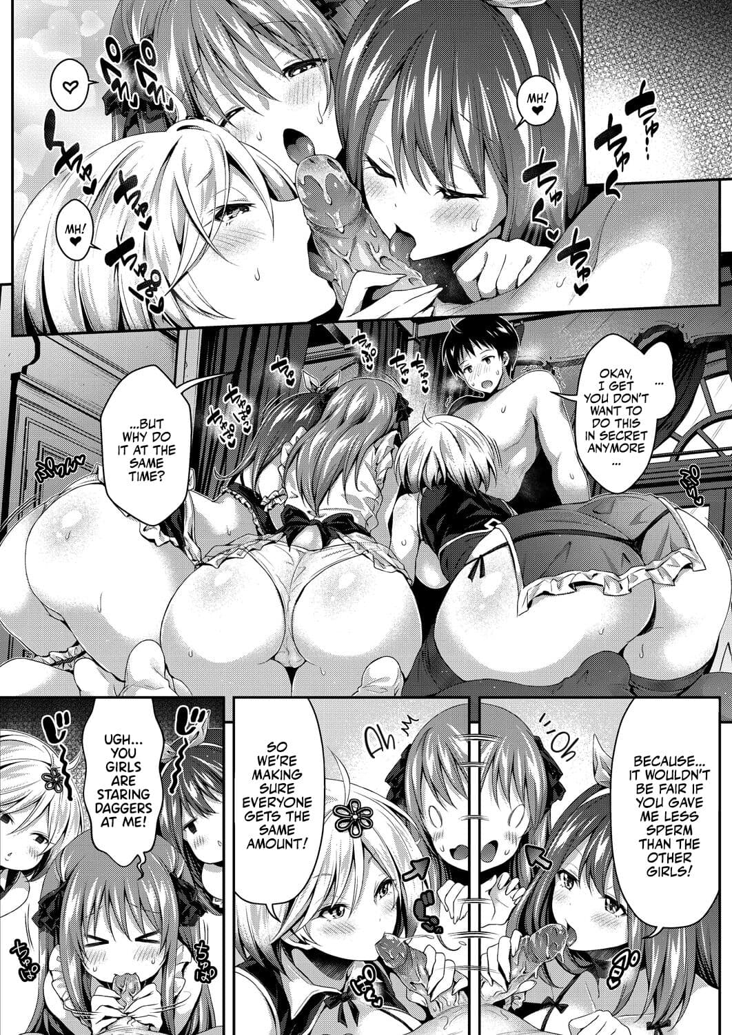 [Hachigo] Harem Maid no Damedame Ecchi | Kinky Sex with My Maid Harem [English] [Team Rabu2] [Decensored] [Digital] page 73