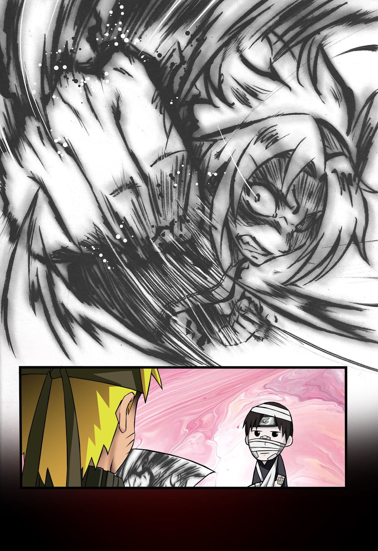 (C87) [Karakishi Youhei-dan Shinga (Sahara Wataru, Sentarou)] Haouju 2 (Naruto) [Chinese] [Colorized] [Decensored] [海虎战神汉化组汉化] page 25
