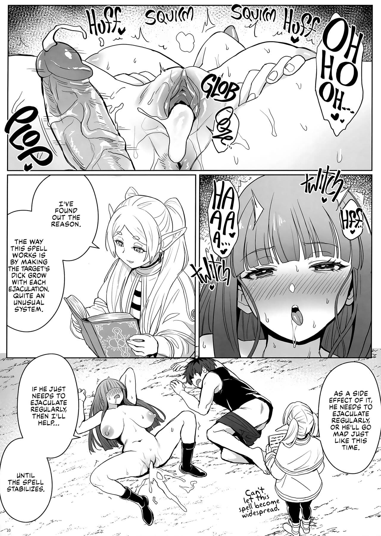 [COMEX (Zhen Lu)] Chinchin ga Ookiku Naru Mahou | Penis Enlargement Magic (Sousou no Frieren) [English] [Decensored] [Fap It Scans] page 11