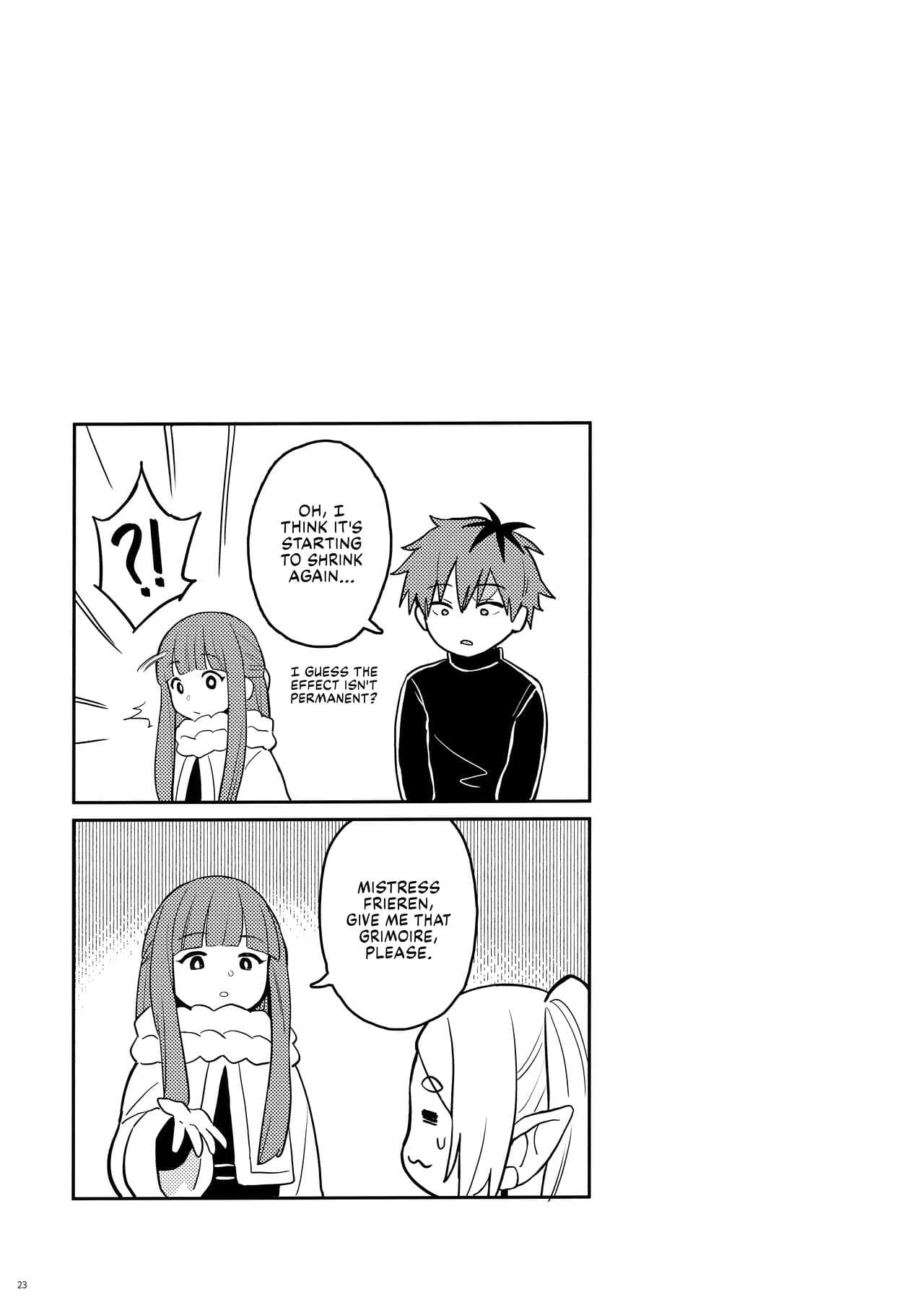 [COMEX (Zhen Lu)] Chinchin ga Ookiku Naru Mahou | Penis Enlargement Magic (Sousou no Frieren) [English] [Decensored] [Fap It Scans] page 24