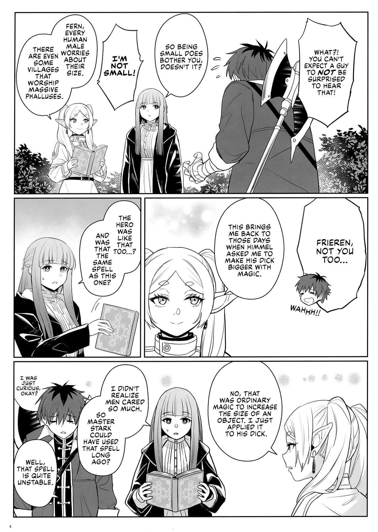 [COMEX (Zhen Lu)] Chinchin ga Ookiku Naru Mahou | Penis Enlargement Magic (Sousou no Frieren) [English] [Decensored] [Fap It Scans] page 5