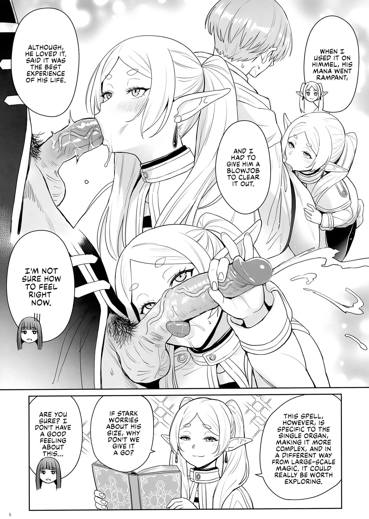 [COMEX (Zhen Lu)] Chinchin ga Ookiku Naru Mahou | Penis Enlargement Magic (Sousou no Frieren) [English] [Decensored] [Fap It Scans] page 6