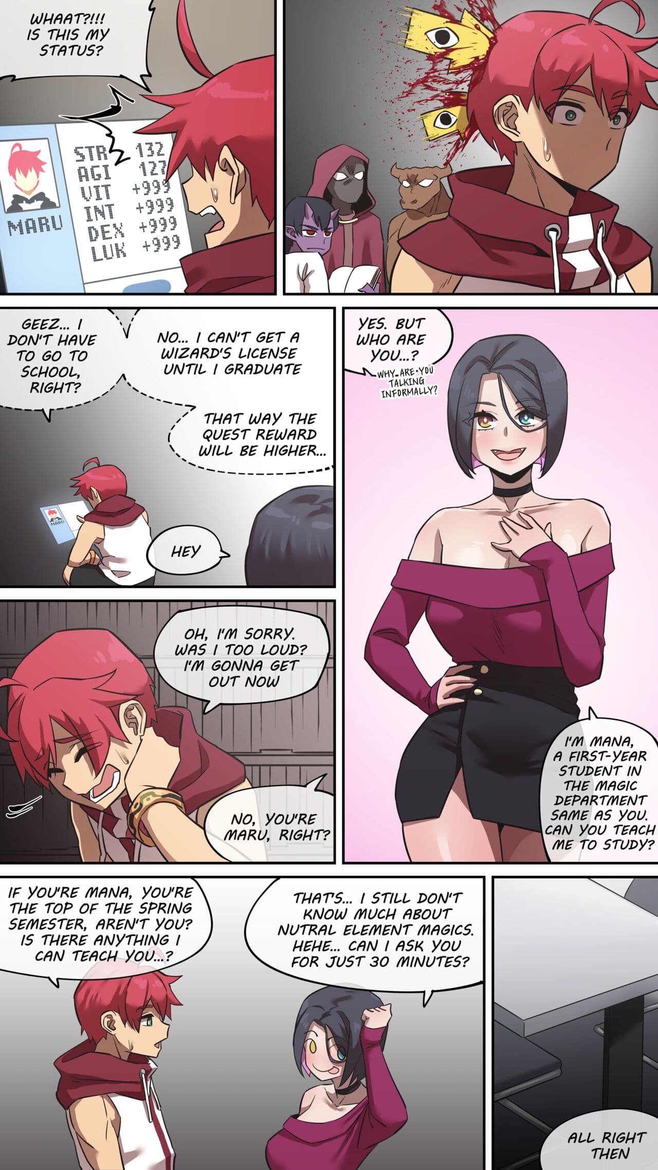 Maru H 04 Mana The Apprentice Witch page 9