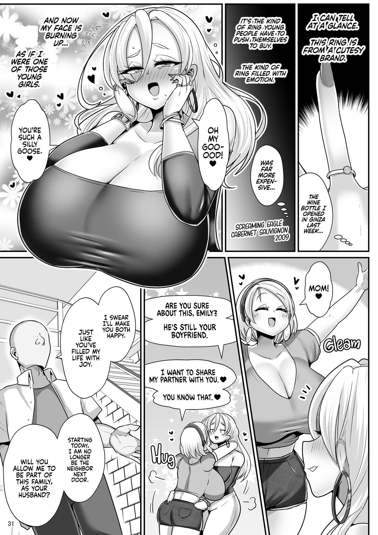 [Shinshunshantonshou (Bukatsu)] H Daisuki Kinpatsu Hakujin Bakunyuu Ryuugakusei ga Tonari no Heya ni Hikkoshite Kita!! 3 ~ | A Nymphomaniac Blonde Exchange Student with Gigantic Tits Moved in Next Door!! 3 [English] {2d-market.com} [Decensored] [Digital] page 32