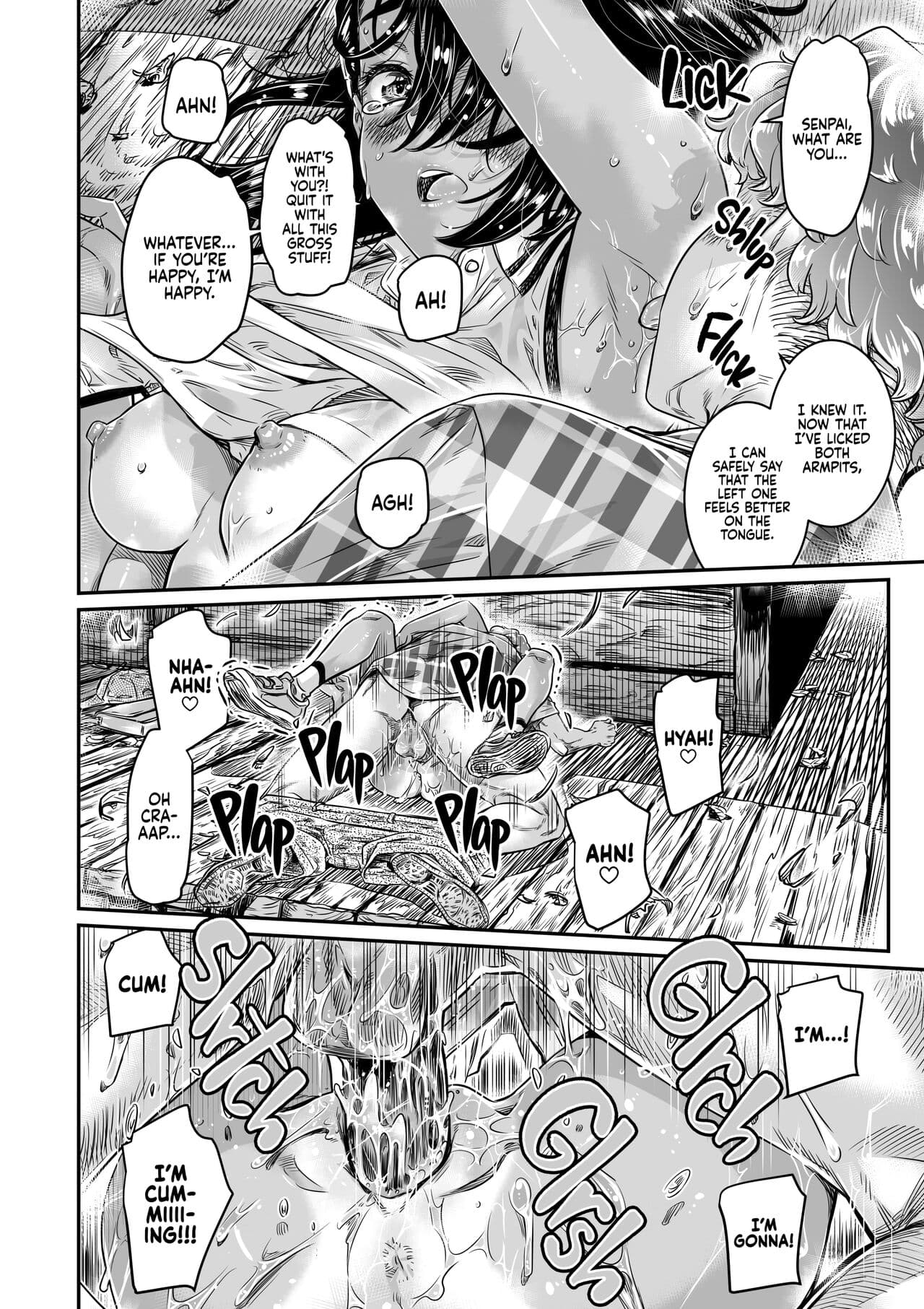 Burning Shimai (MARUTA)] Hiyake no Bitch Shoujo wa, Doutei no Senpai o Yagai Sex ni Sasou | The Tanlined Town Bike Has Set Her Perverted Exhibitionist Sights on Her Virgin Senpai [English] [2d-market.com] [Decensored] [Digital] page 27