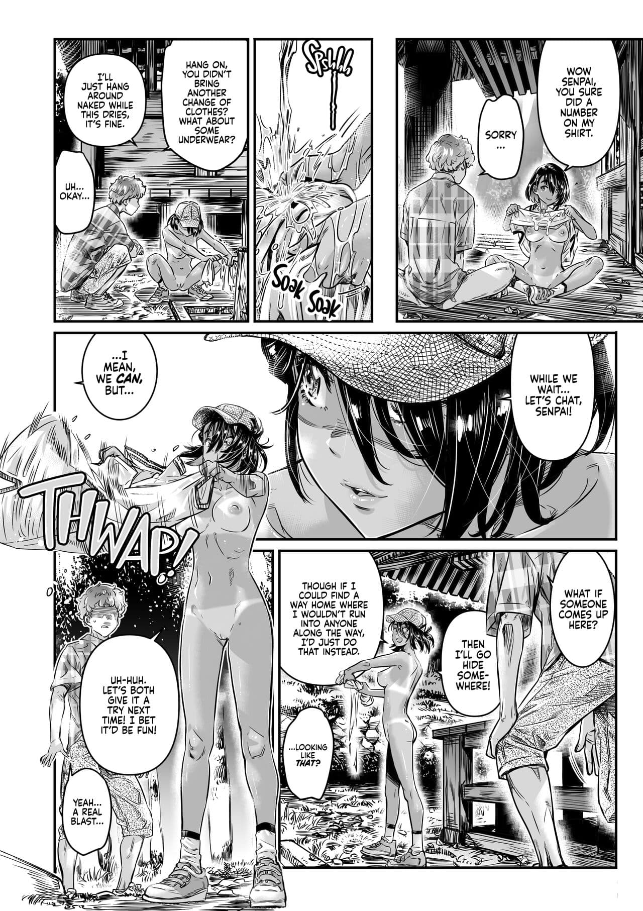 Burning Shimai (MARUTA)] Hiyake no Bitch Shoujo wa, Doutei no Senpai o Yagai Sex ni Sasou | The Tanlined Town Bike Has Set Her Perverted Exhibitionist Sights on Her Virgin Senpai [English] [2d-market.com] [Decensored] [Digital] page 29