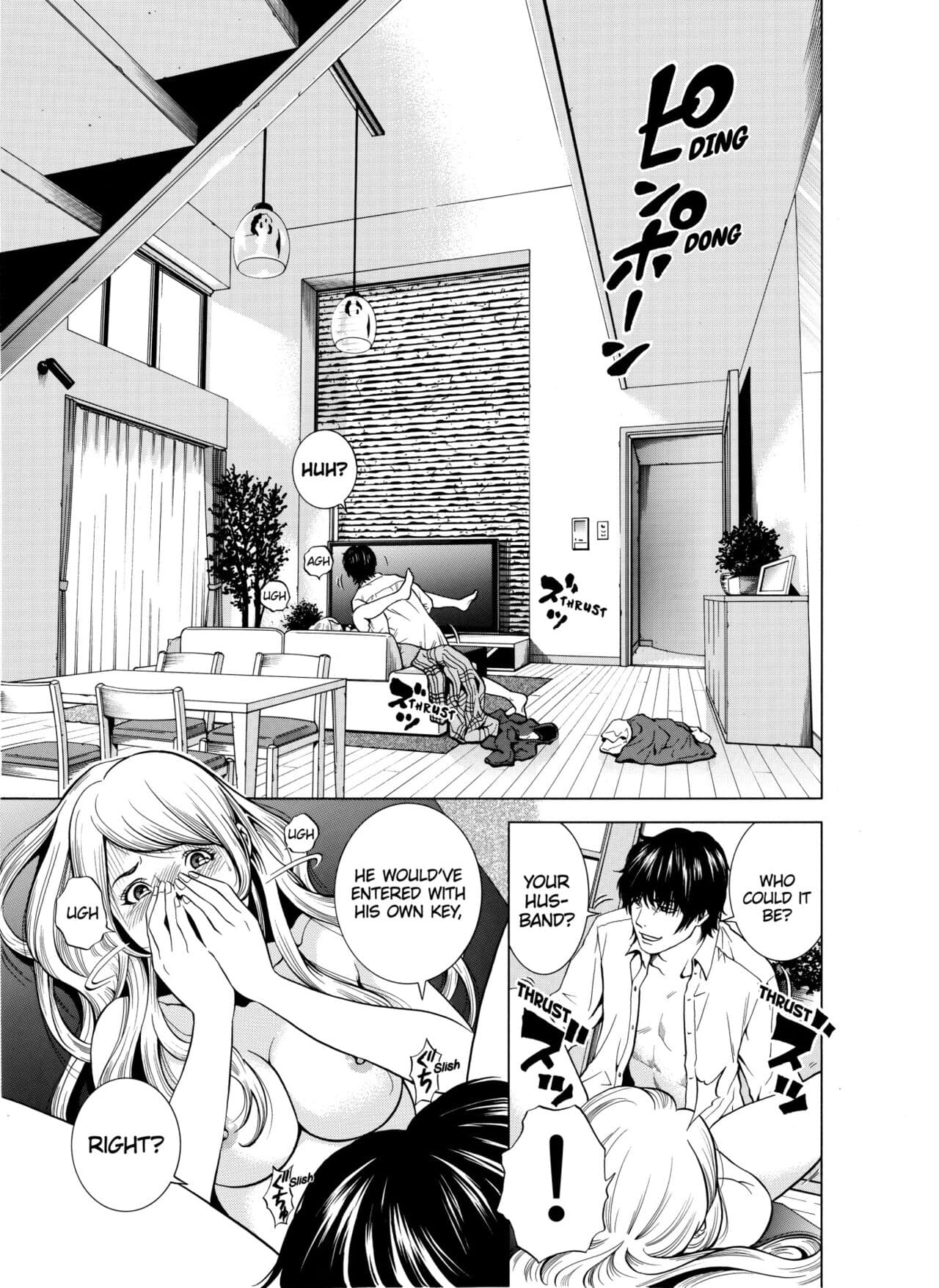 [Yuuki Ryo] Netorareru.~ Tsuma ga Ochi Yuku Hen'ai Kairaku no Hate ni...1-3 | NETORARERU, A Wife's Descent Into Sinful Pleasures 1-3 [English] [Decensored] page 54