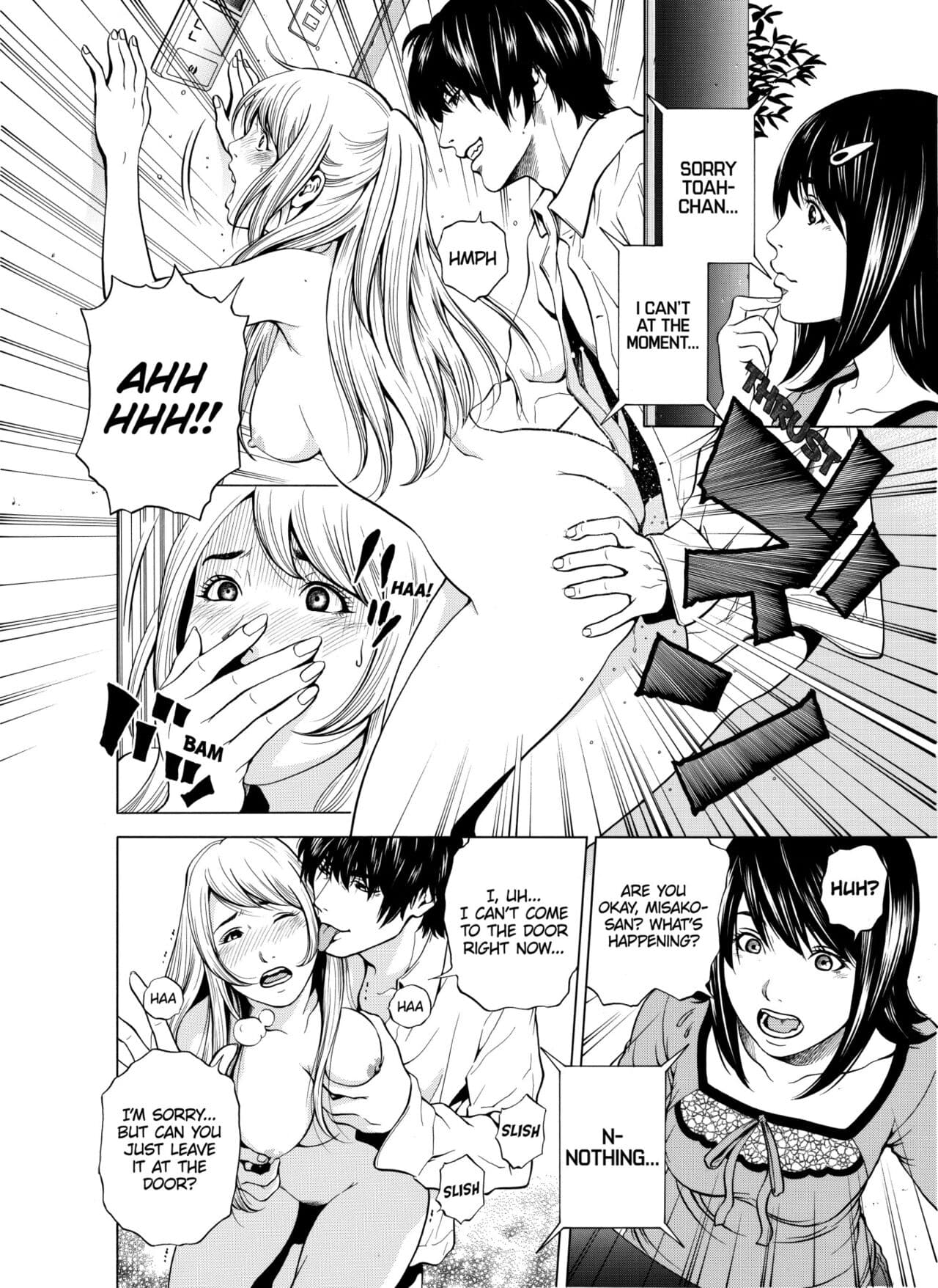 [Yuuki Ryo] Netorareru.~ Tsuma ga Ochi Yuku Hen'ai Kairaku no Hate ni...1-3 | NETORARERU, A Wife's Descent Into Sinful Pleasures 1-3 [English] [Decensored] page 57