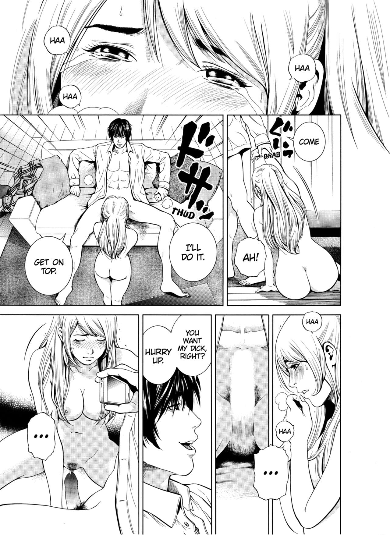 [Yuuki Ryo] Netorareru.~ Tsuma ga Ochi Yuku Hen'ai Kairaku no Hate ni...1-3 | NETORARERU, A Wife's Descent Into Sinful Pleasures 1-3 [English] [Decensored] page 72