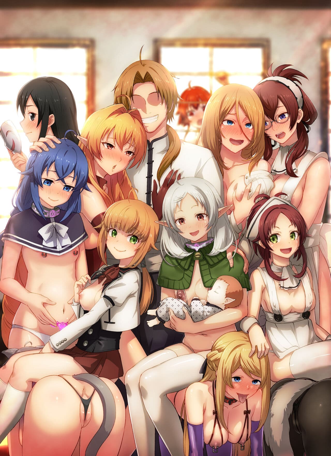 [chested (Tokupyon)] Fushoku Tensei 2 ~Tamashii Kawattara Honki Shaseisu~ (Mushoku Tensei ~Isekai Ittara Honki Dasu~) [English] [HD-man] [Decensored] [Digital] page 2