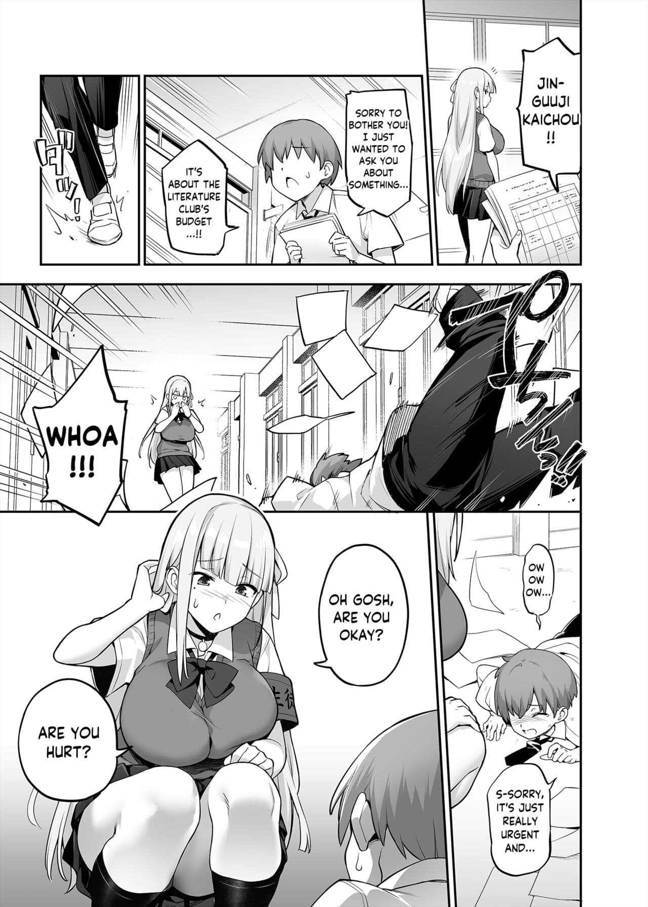 [TRY] Akogare no Seitokaichou ga Kyonyuu Sugiru Ken | The Beloved Student Council President With the Obscenely Big Tits [English] [SaLamiLid] [Decensored] page 6