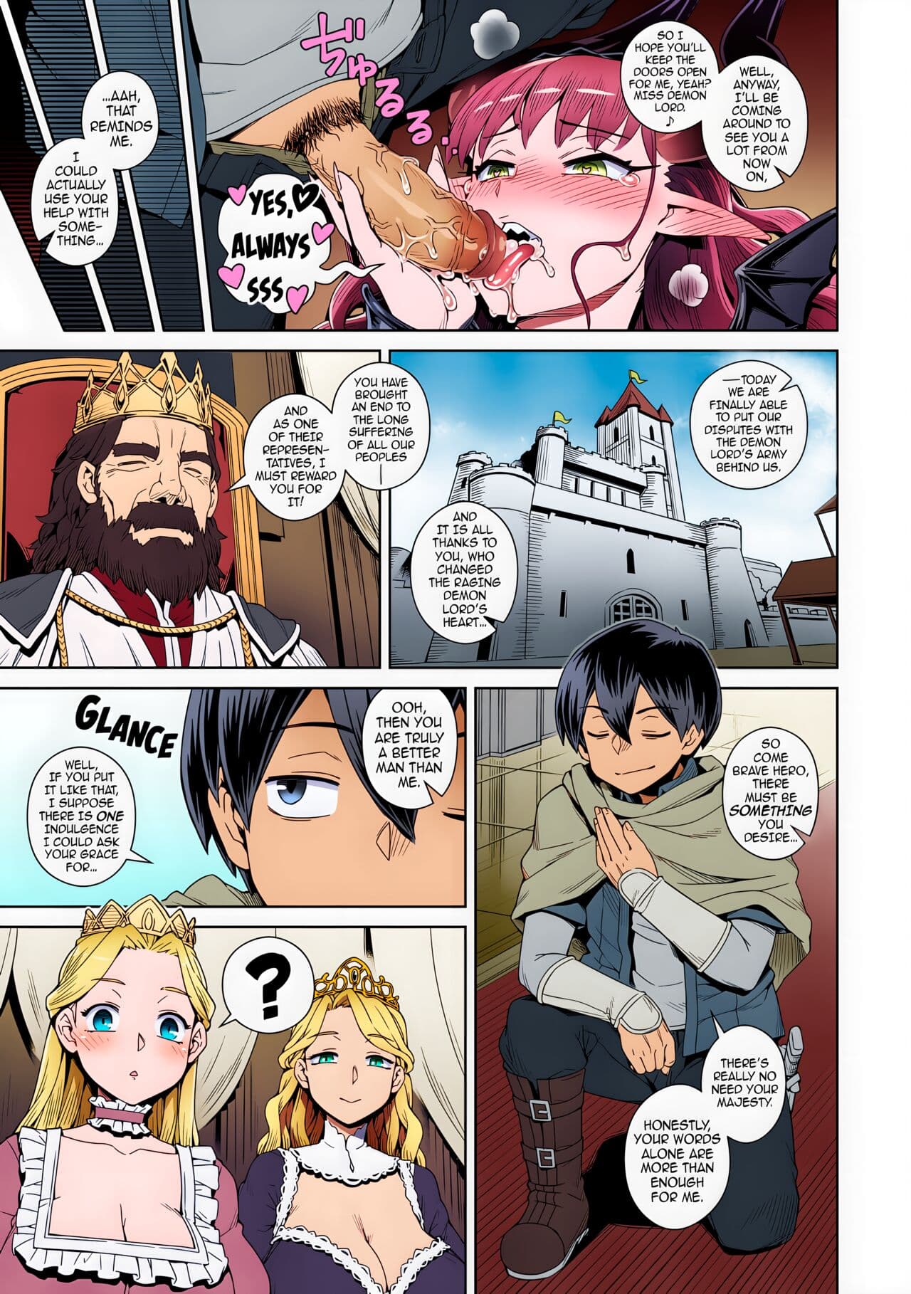 Kousuke] Ero Sumaho de Maou (Last Boss) Kouryaku | Defeating the Demon Lord (Last Boss) with a Lewd Smart Phone (COMIC Anthurium 2019-09) [English] {darknight} [Digital] [Uncensored] [Colorized] page 24