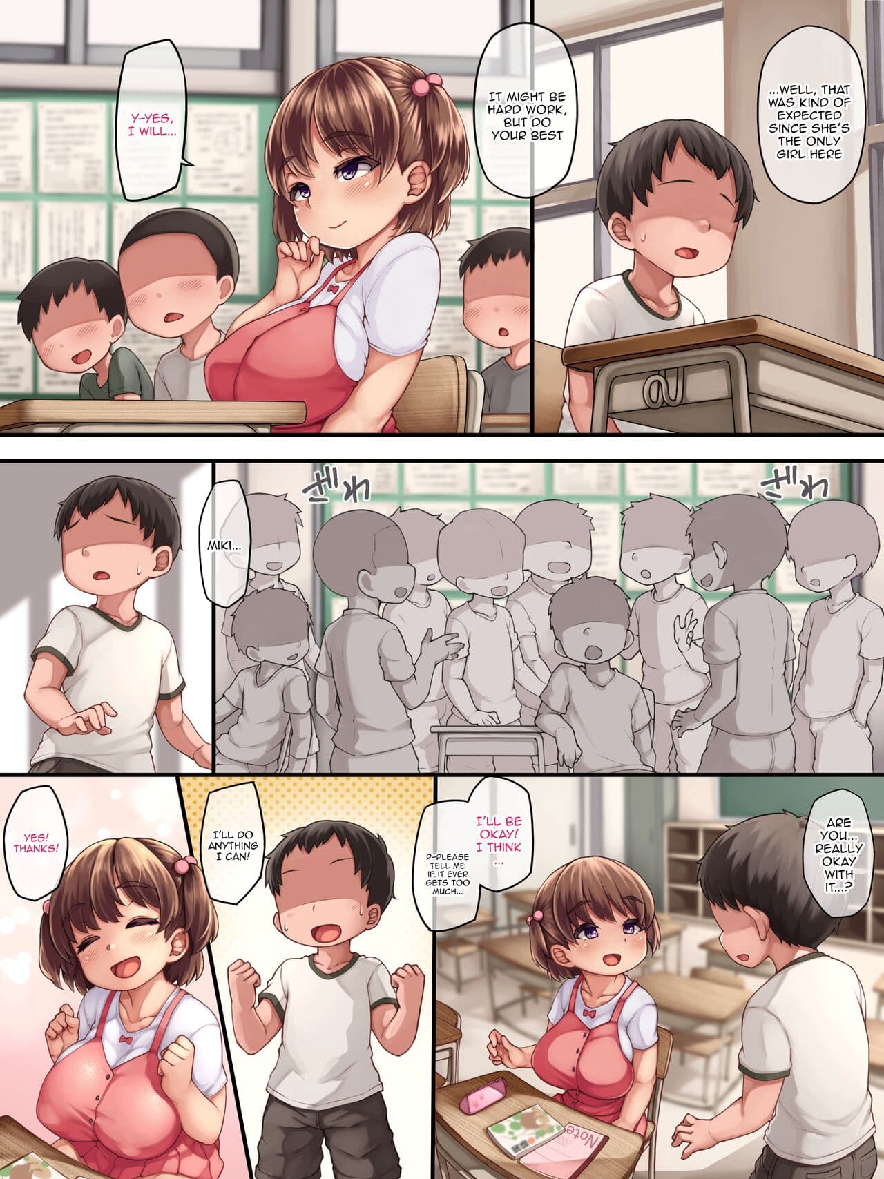 [Matsunoda You] Daisuki datta Osananajimi ga Minna no Seishori Gakari ni Naru Hanashi Story About How My Beloved Childhood Friend Became The Public Cum Dumpster [English] [DL Decensored] page 5