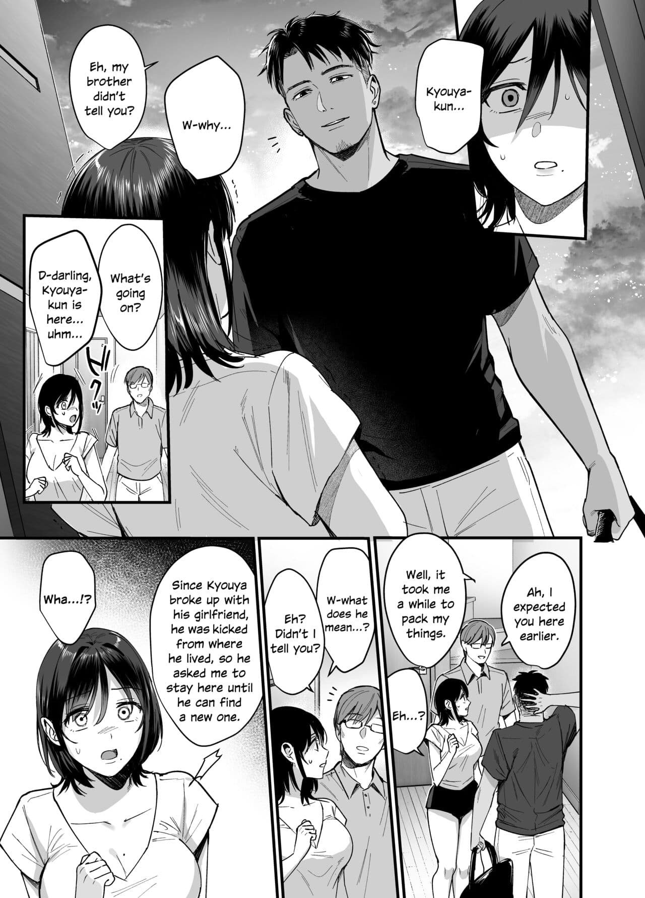[AMAM (Ame Arare)] Mesunoyado ~Tsuma wa Midare Kegasareru~ [English] [SDTLs] [Decensored] [Digital] page 46