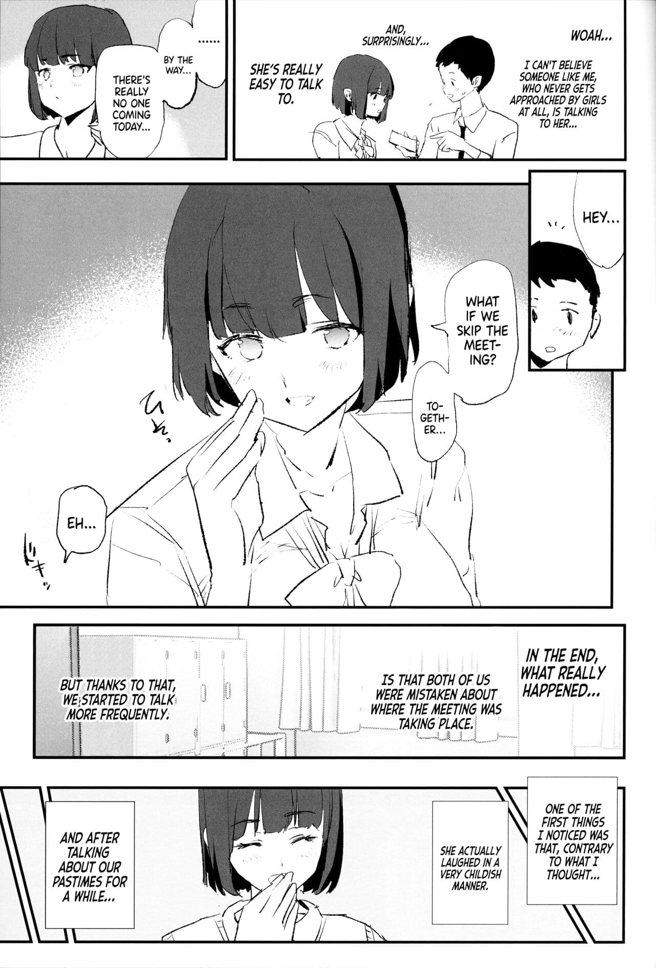 (C103) [Yami ni Ugomeku (Dokurosan)] Boku dake Yobare nakatta Onaho Gasshuku + Saki-senpai | Everyone Went to the Cocksleeve Camp Except for Me [English] [Kinsei Translations] [Decensored] page 4