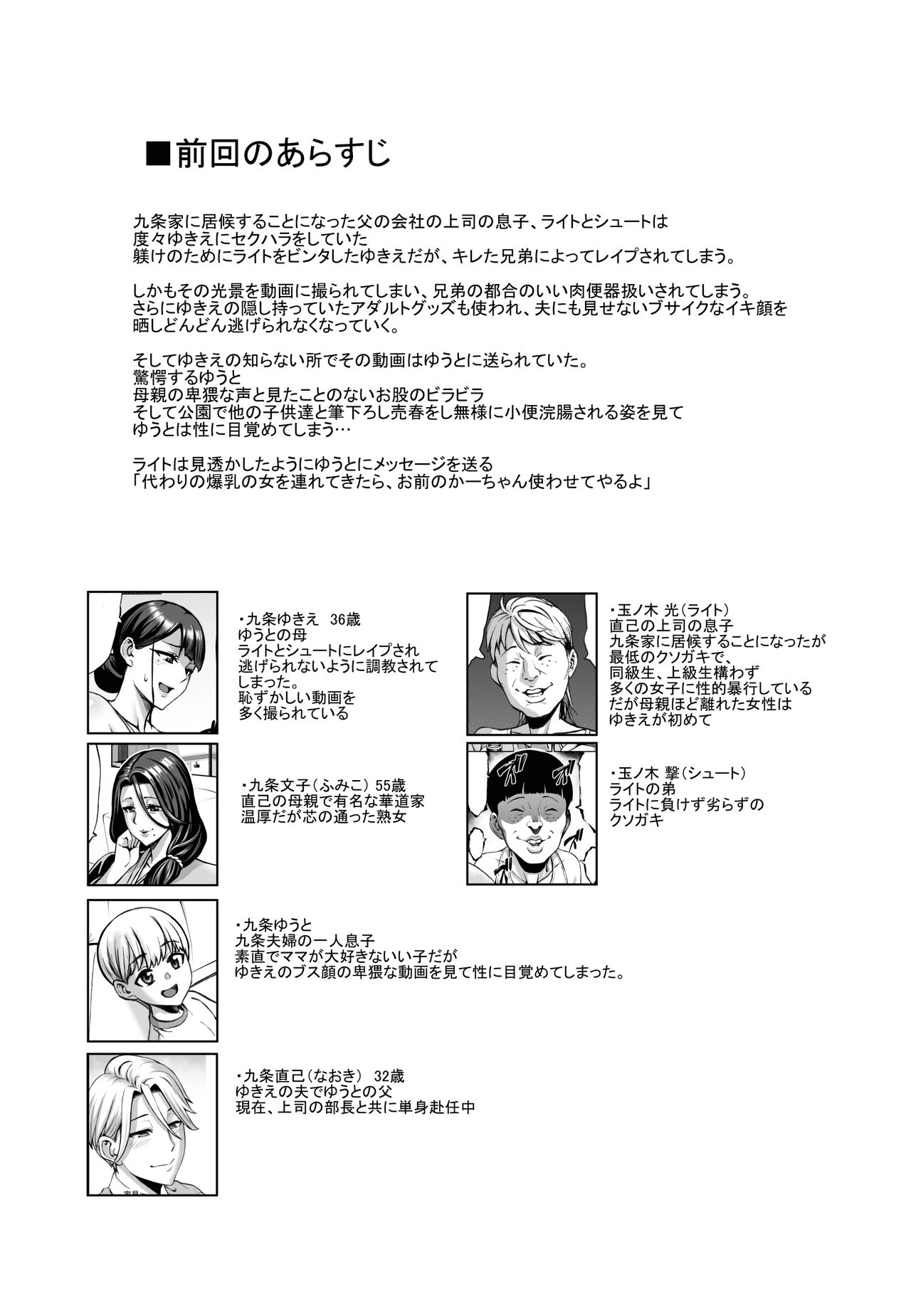 [Aodouhu (Neromashin)] Omae no Kaa-chan Ikutoki no Kao Sugee Busu da zo w2 + Omake [English] [biribiri] [Decensored] [Digital] page 2