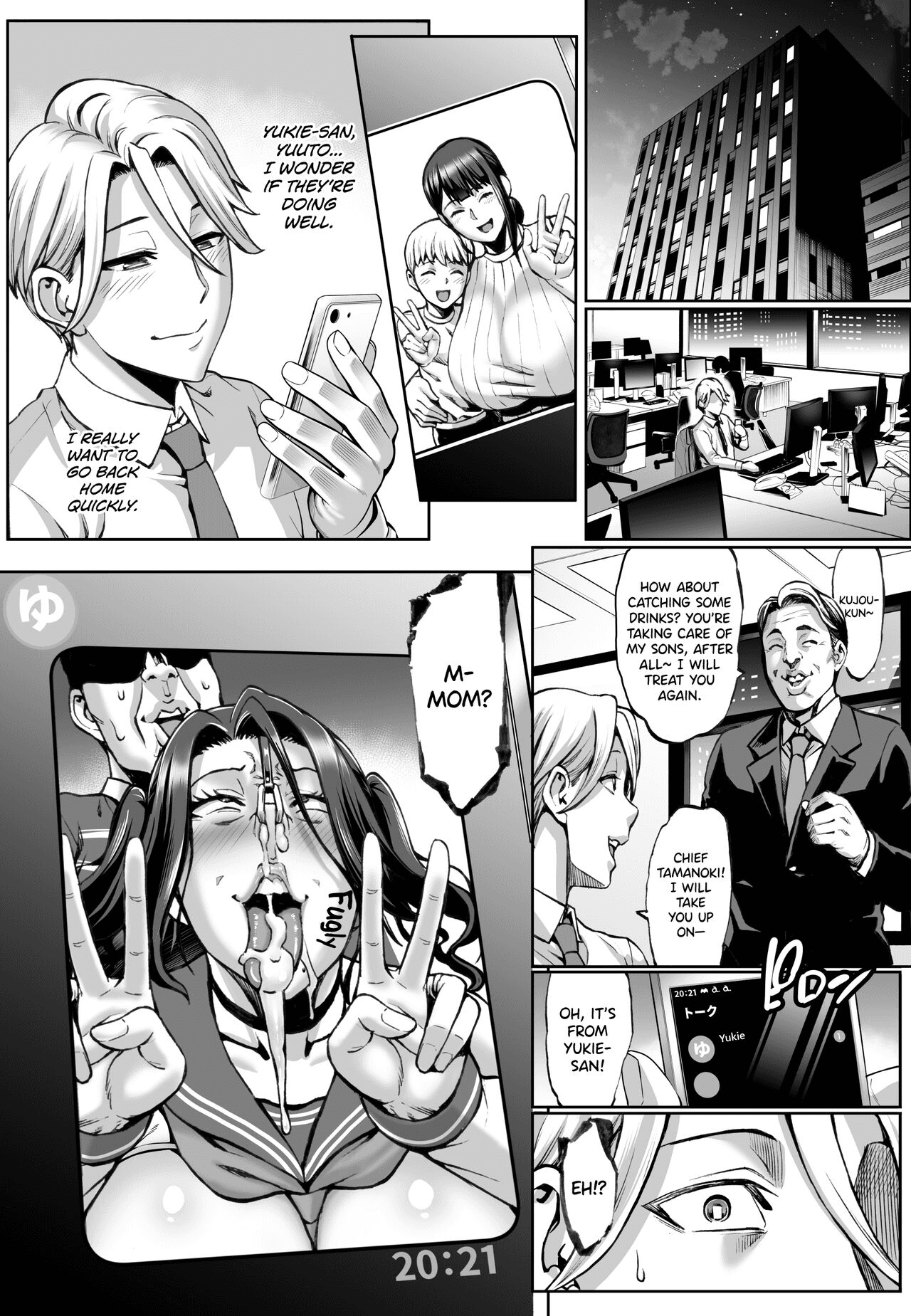 [Aodouhu (Neromashin)] Omae no Kaa-chan Ikutoki no Kao Sugee Busu da zo w2 + Omake [English] [biribiri] [Decensored] [Digital] page 31