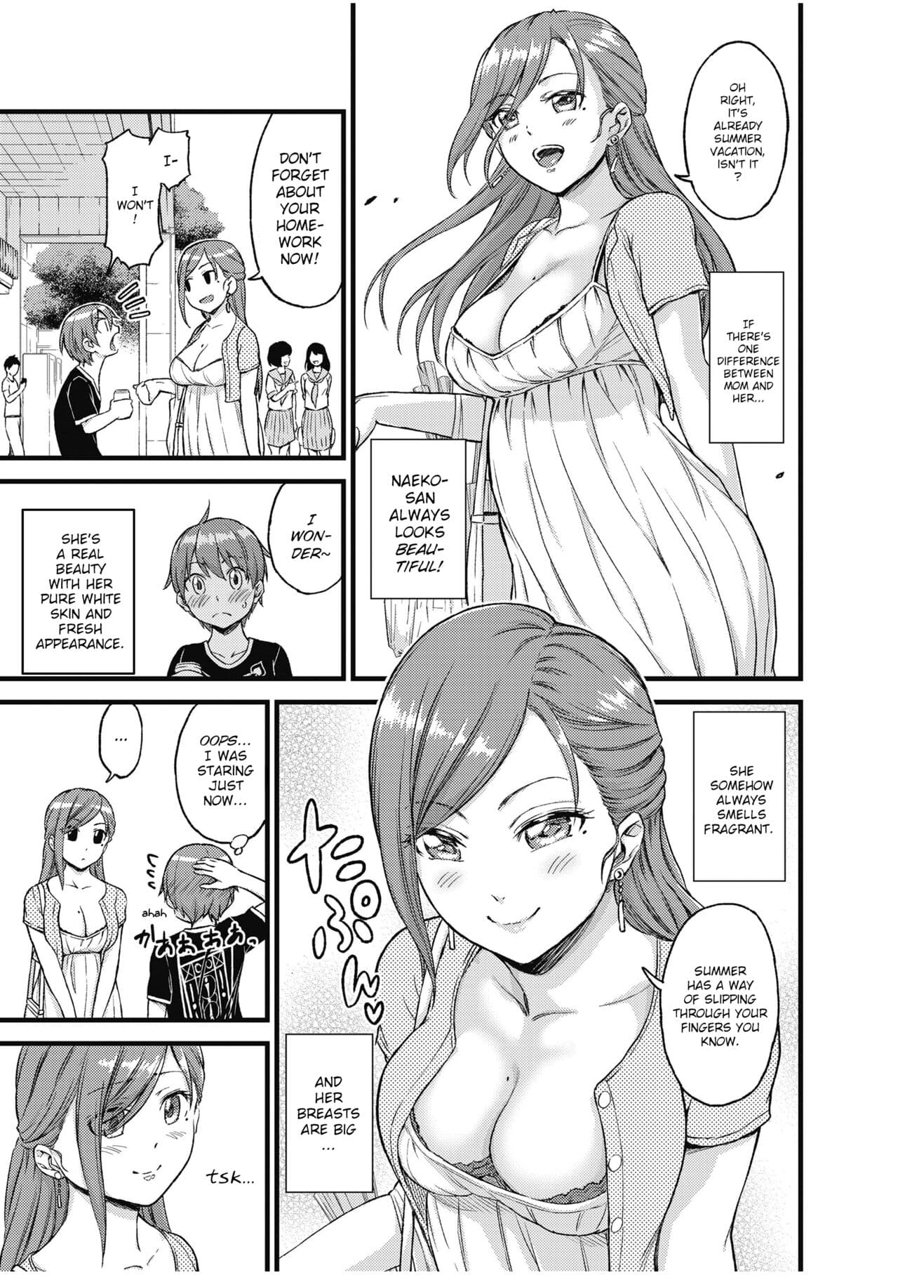 [Misaki (Higashino Mikan)] Oppai na Natsuyasumi Soushuuhen | The Summer Break of Boobs Complete [English] [Decensored] {WitzMacher} page 6