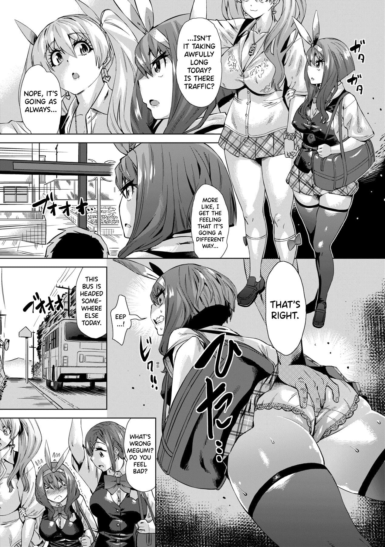 [Abe Morioka] Jagan no Saimin Inryoku de Seitokai Les Joshi-tachi no Shojo o Kyousei Rape!! Ch.1-2 [English] [biribiri] [Decensored] [Digital] page 37