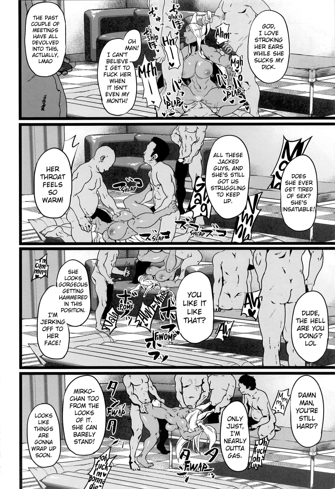 (C101) [Pin to Kite Jigoku (Dance Eiki)] Bukkake Mirko (My Hero Academia) [English] [Decensored] [SaLamiLid] page 17