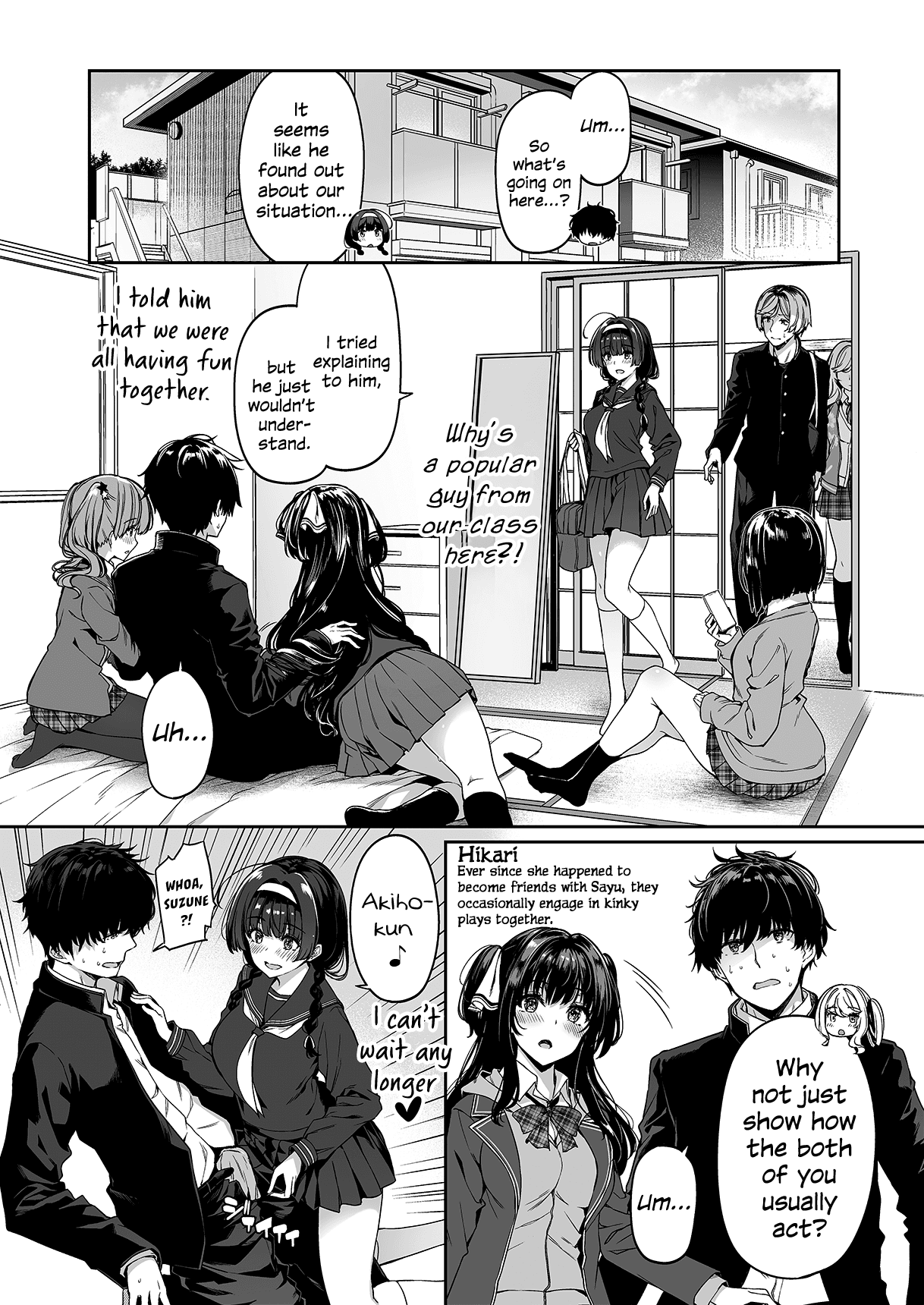 [Bottle Ship Bottler (Kazakura)] InCha Couple ga You Gal-tachi to SEX Training Suru Hanashi 2 [English] {Hennojin} [Decensored] page 20