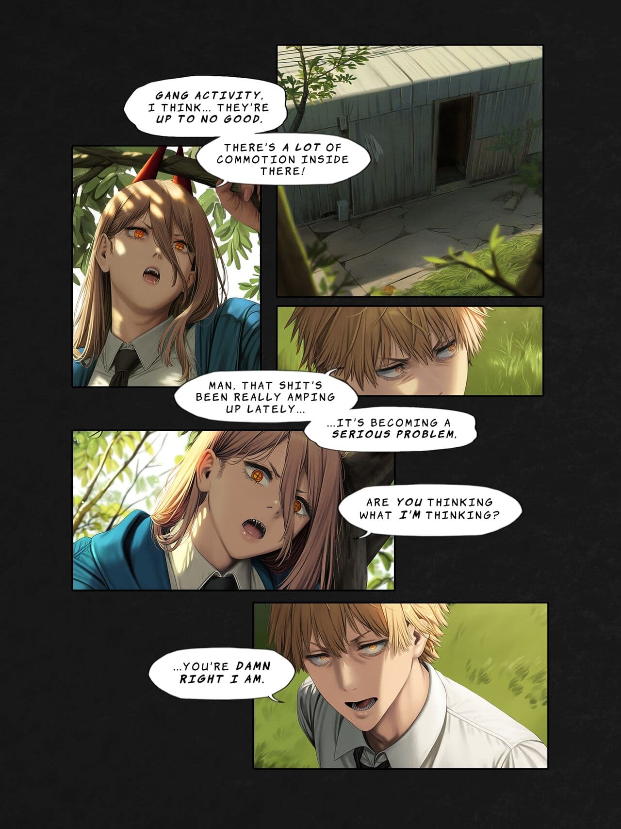 A Makima Doujin: The Day They Controlled a Devil [FEFanatica/AI Assisted] page 45