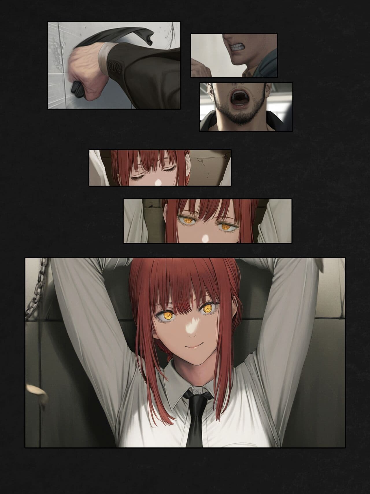 A Makima Doujin: The Day They Controlled a Devil [FEFanatica/AI Assisted] page 9