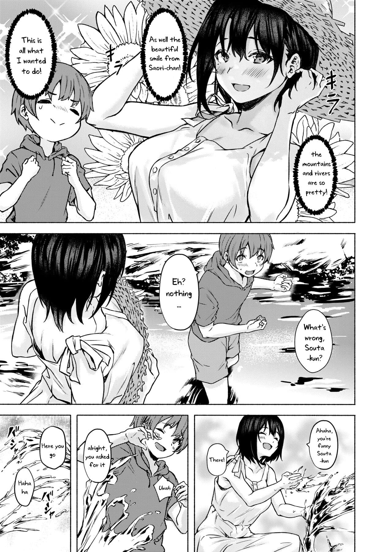 [7 Rensa (Aramaki Echizen)] Motto Okki na Saori-chan wa Fukiyou ni Eroi [English] [Uncle Bane] [Decensored] [Digital] page 15