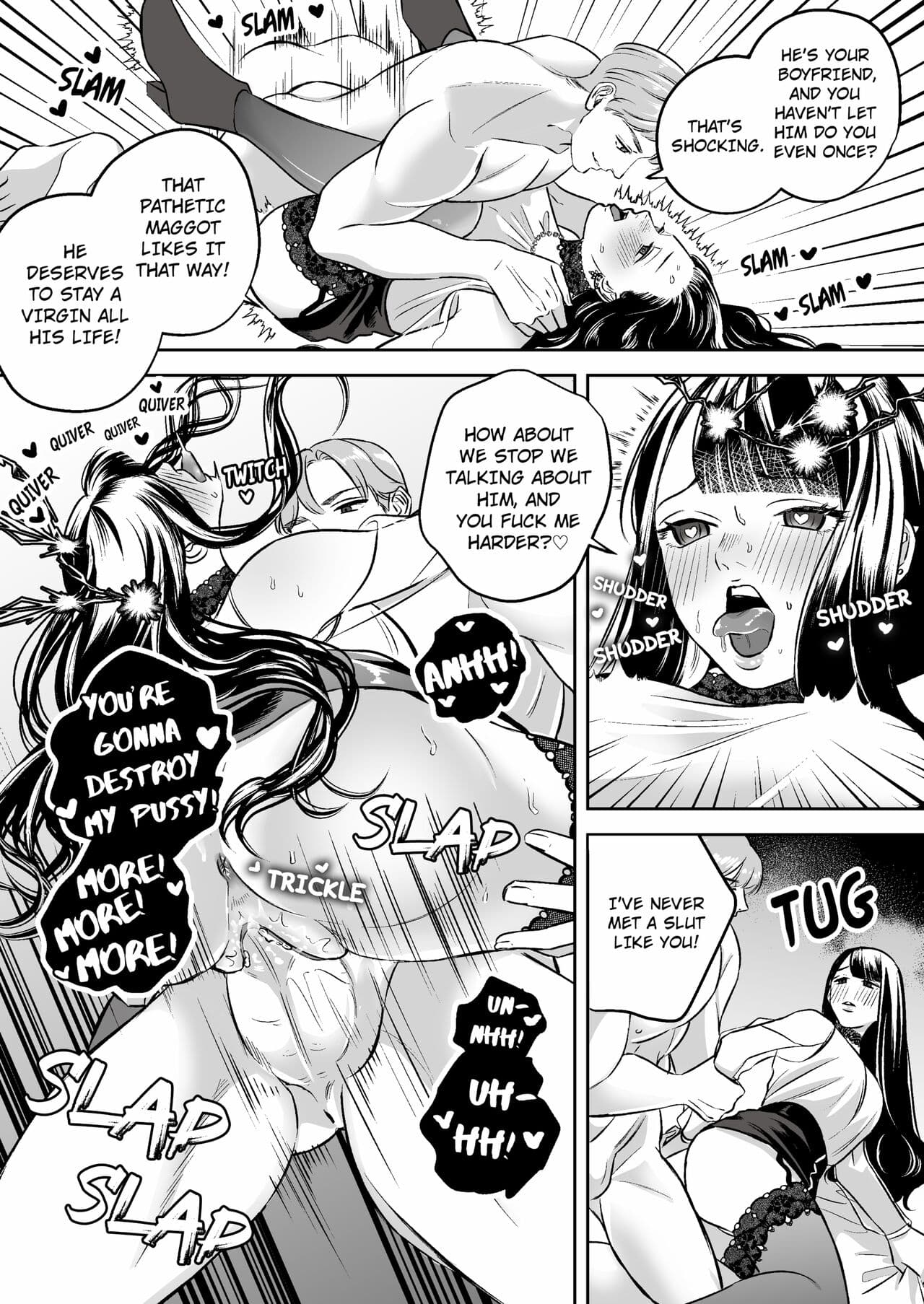[Mr. Hokke (SEI)] Uwaki Kongan no Netorare Mazo Kareshi | The Cuckold Masochistic Boyfriend who Begged to be Cheated On [English] [Decensored] page 13