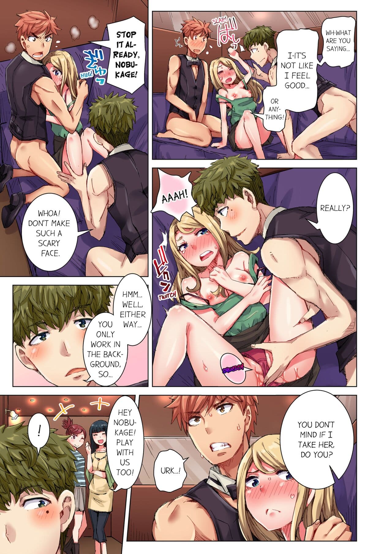 [Kira Hiroyoshi] Cin Pub! ~Anoko o Ikaseru no ga Ore no Oshigoto~ | The Dick Pub Vol. 1-4 [English] [Decensored] [Ongoing] page 196