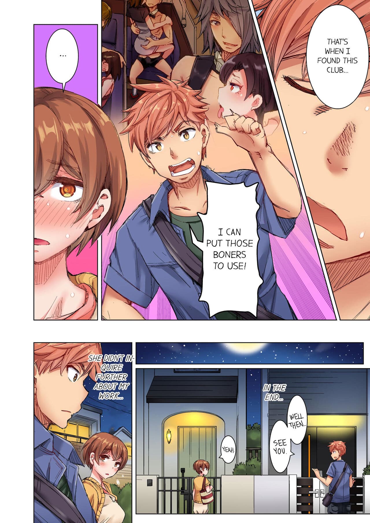 [Kira Hiroyoshi] Cin Pub! ~Anoko o Ikaseru no ga Ore no Oshigoto~ | The Dick Pub Vol. 1-4 [English] [Decensored] [Ongoing] page 43