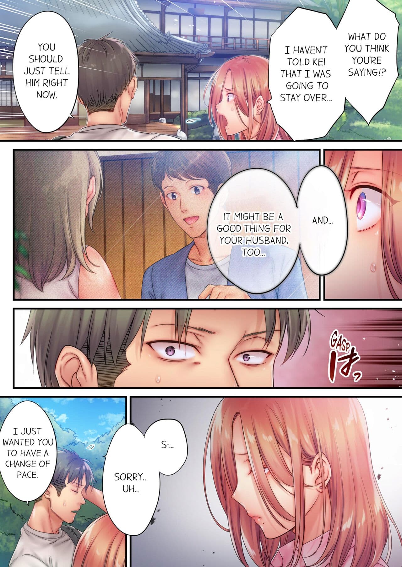 [FFC] Netori Esthe de, Konya, Tsuma ga.... | I Can't Resist His Massage! Cheating in Front of My Husband's Eyes Vol. 1-4 [English] [Decensored] [Ongoing] page 261